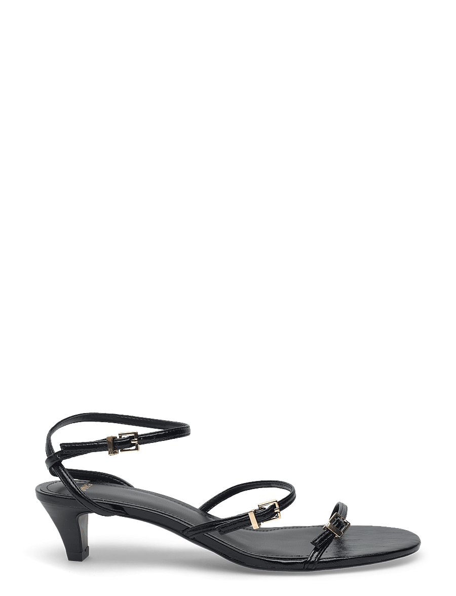 Mango - Kitten-heel sandals with buckle - sandaler med hæl - black - 2