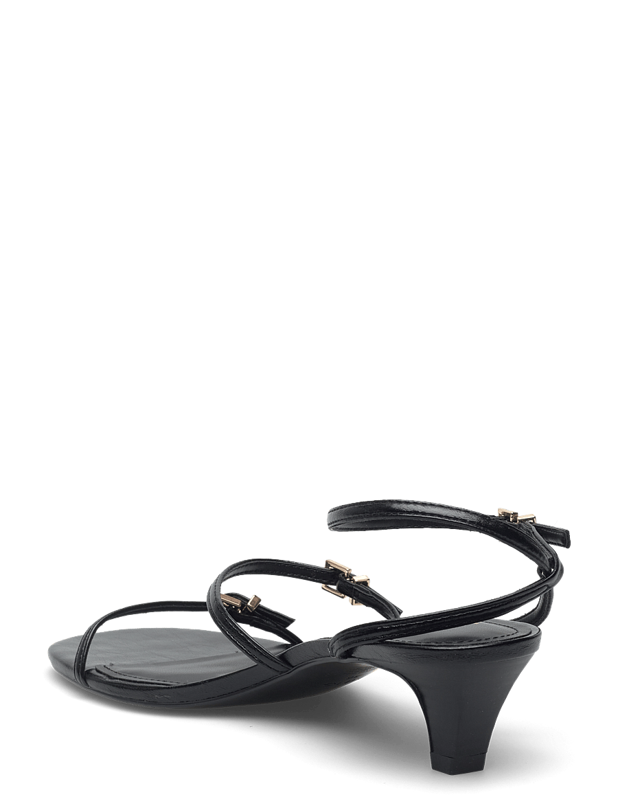 Mango - Kitten-heel sandals with buckle - sandaler med hæl - black - 3