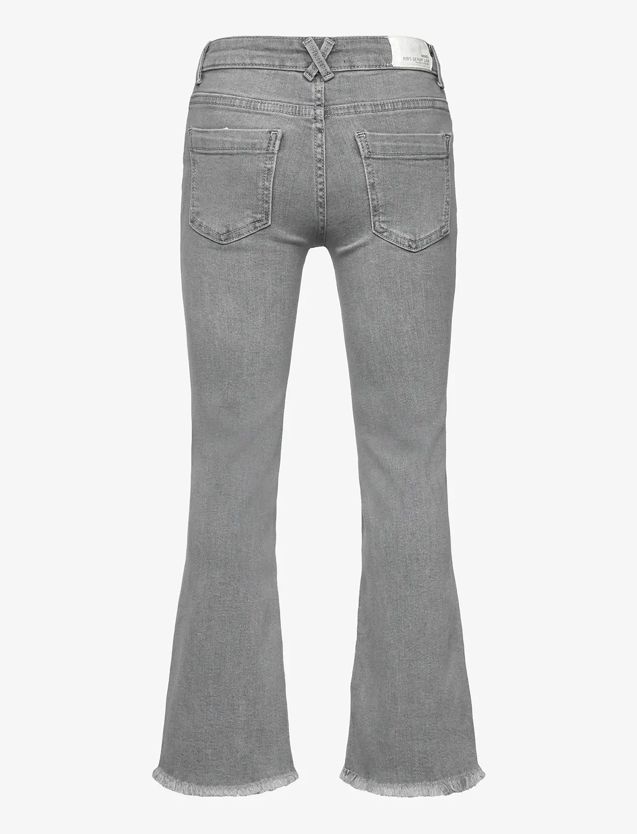 Mango - Frayed low-rise skinny jeans - bootcut jeans - open grey - 1
