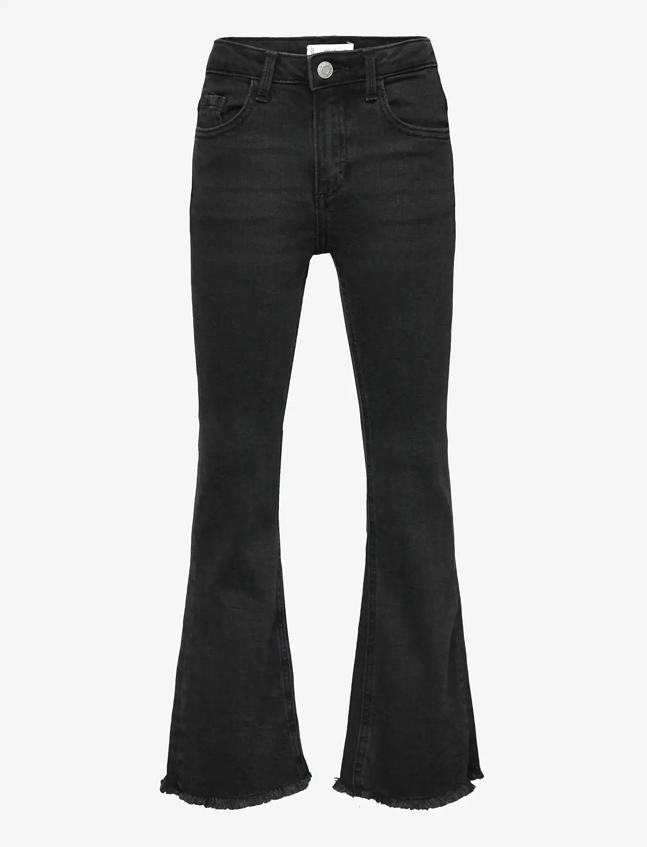 Mango - Frayed low-rise skinny jeans - bootcut jeans - open grey - 1
