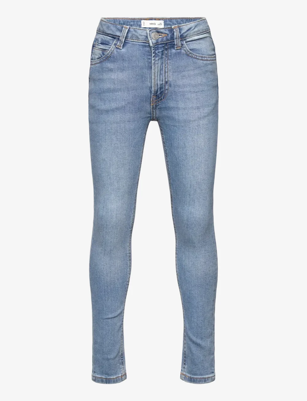 Mango - Star-embroidered skinny jeans - skinny jeans - open blue - 0