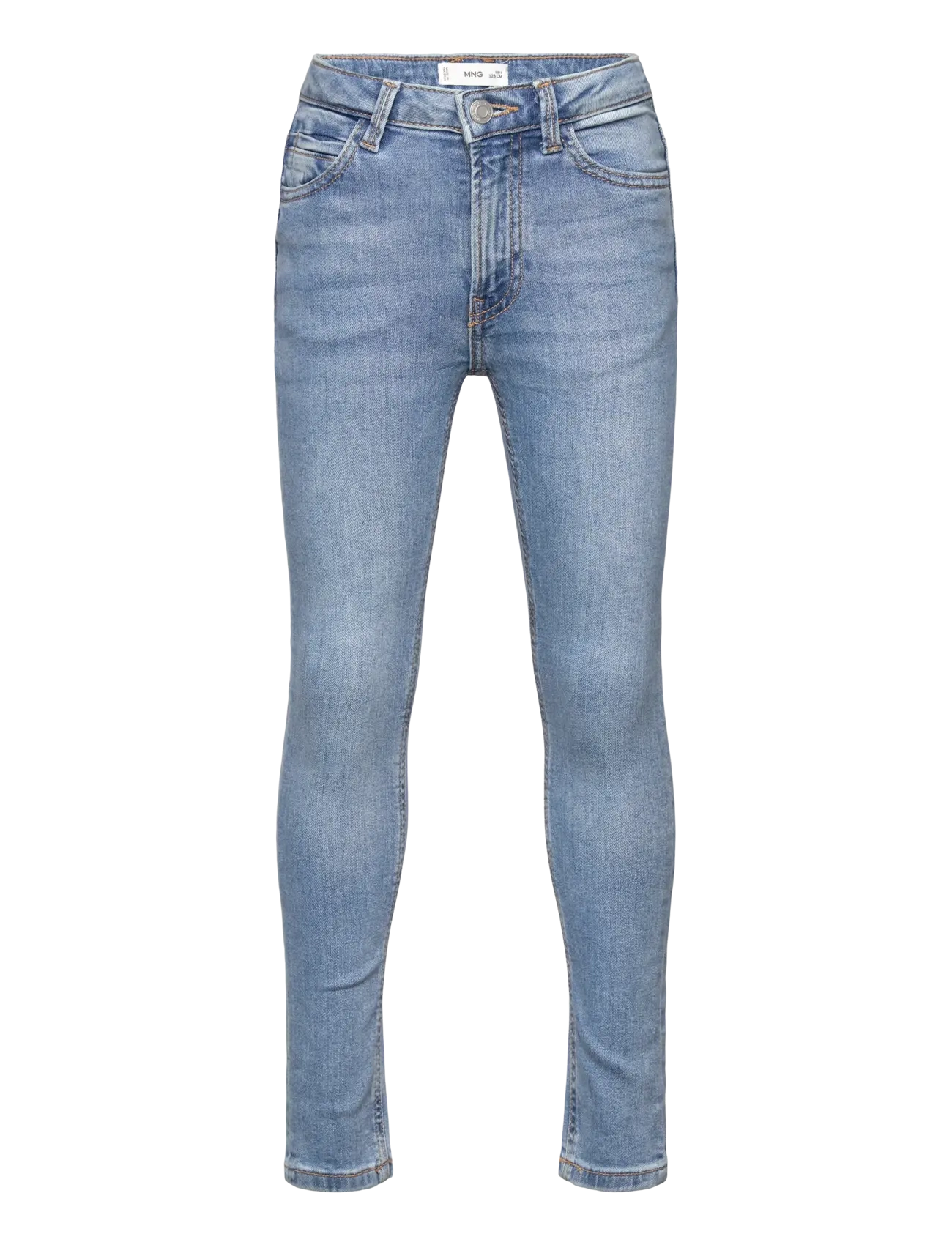 Mango Star-embroidered skinny jeans - Teksad - OPEN BLUE / blue