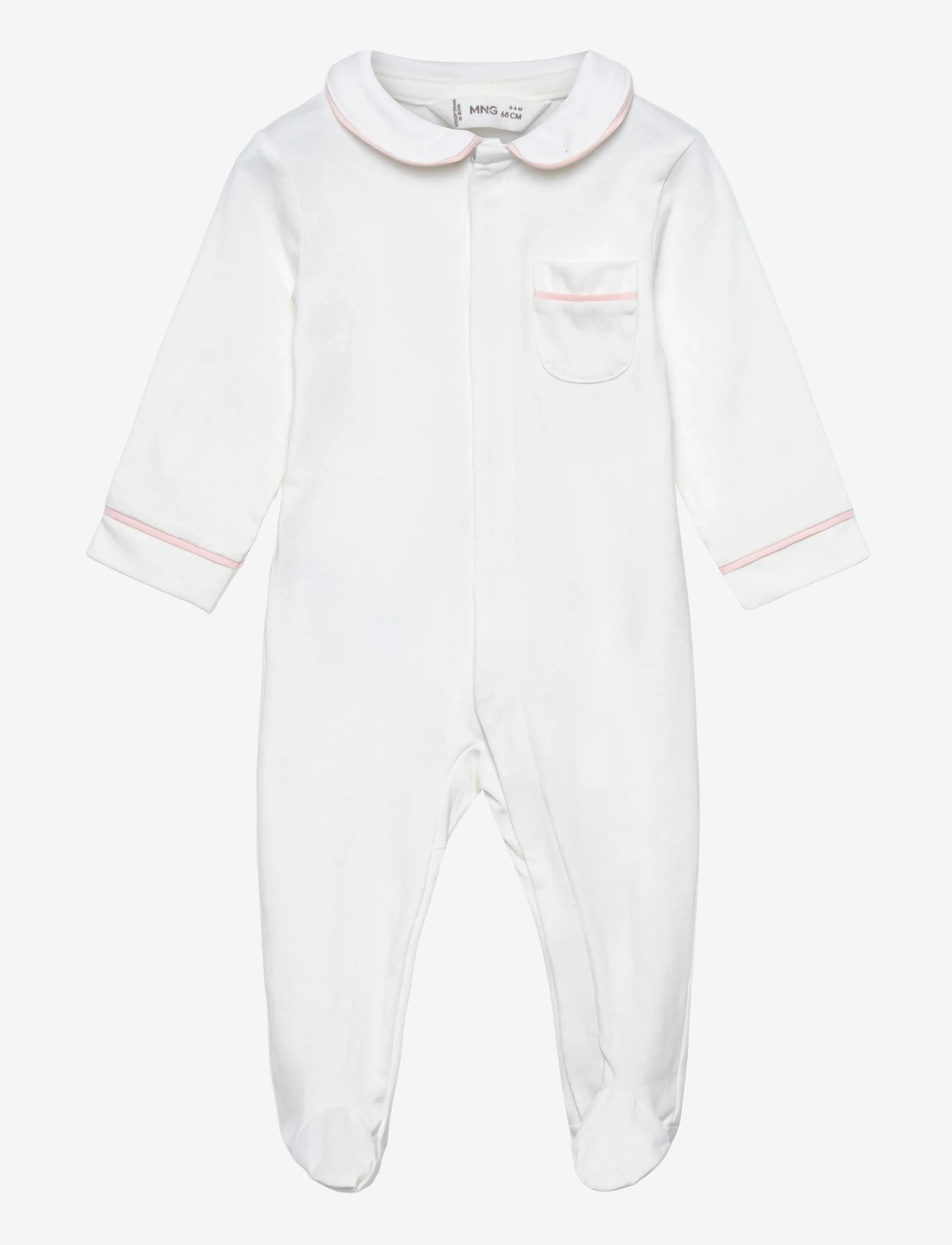 Mango - Baby-neck pyjamas with pocket - geschenke unter 30€ - pink - 0