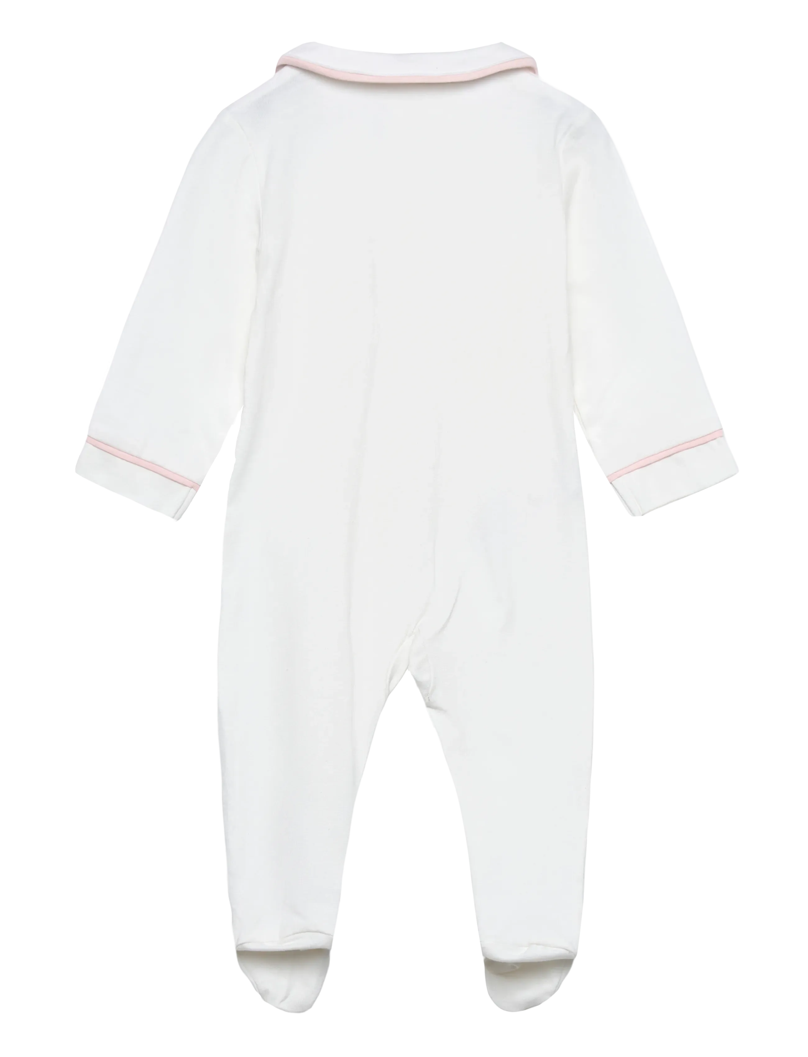 Mango - Baby-neck pyjamas with pocket - pink - 1