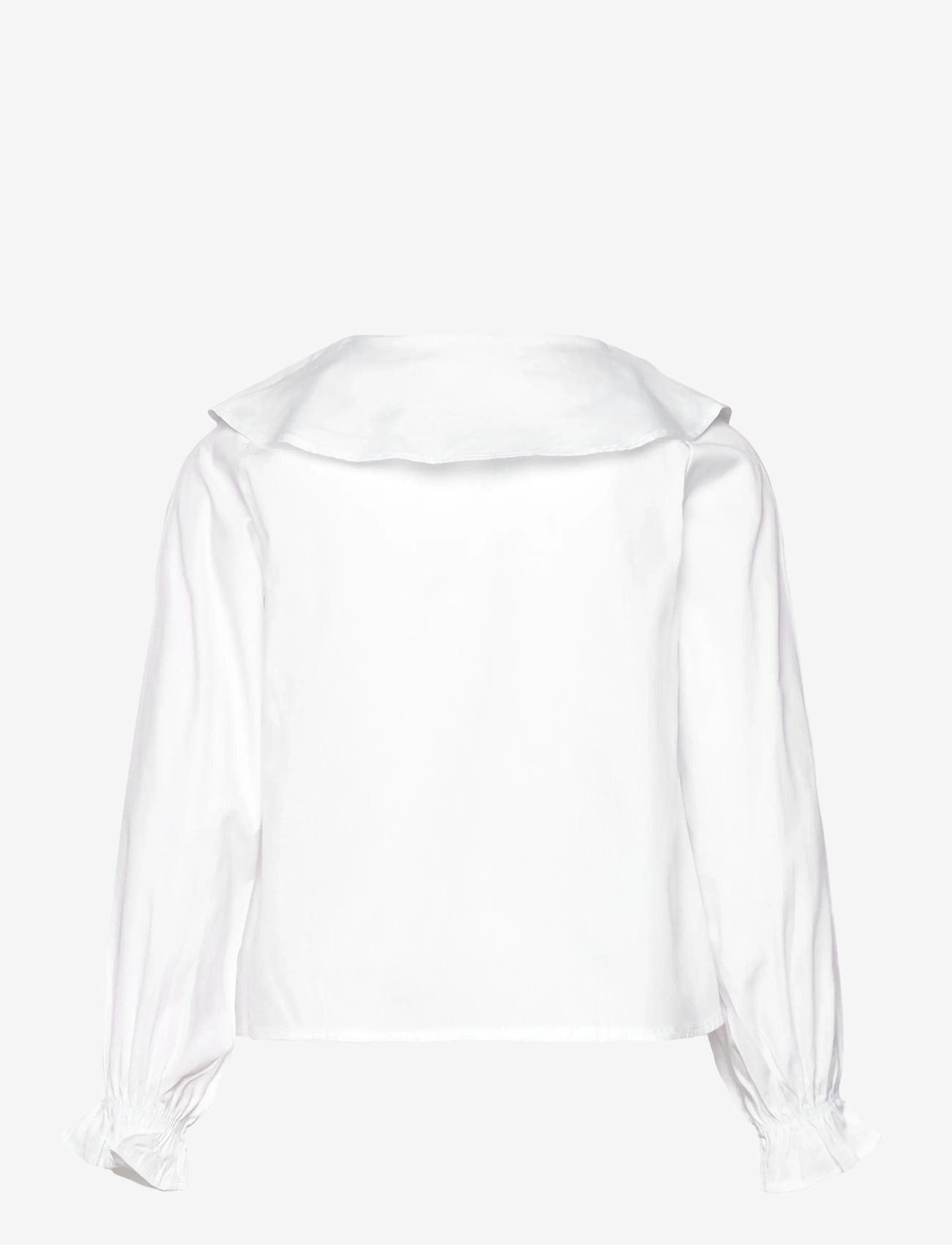 Mango - Shirt with ruffle detail - langærmede skjorter - white - 2