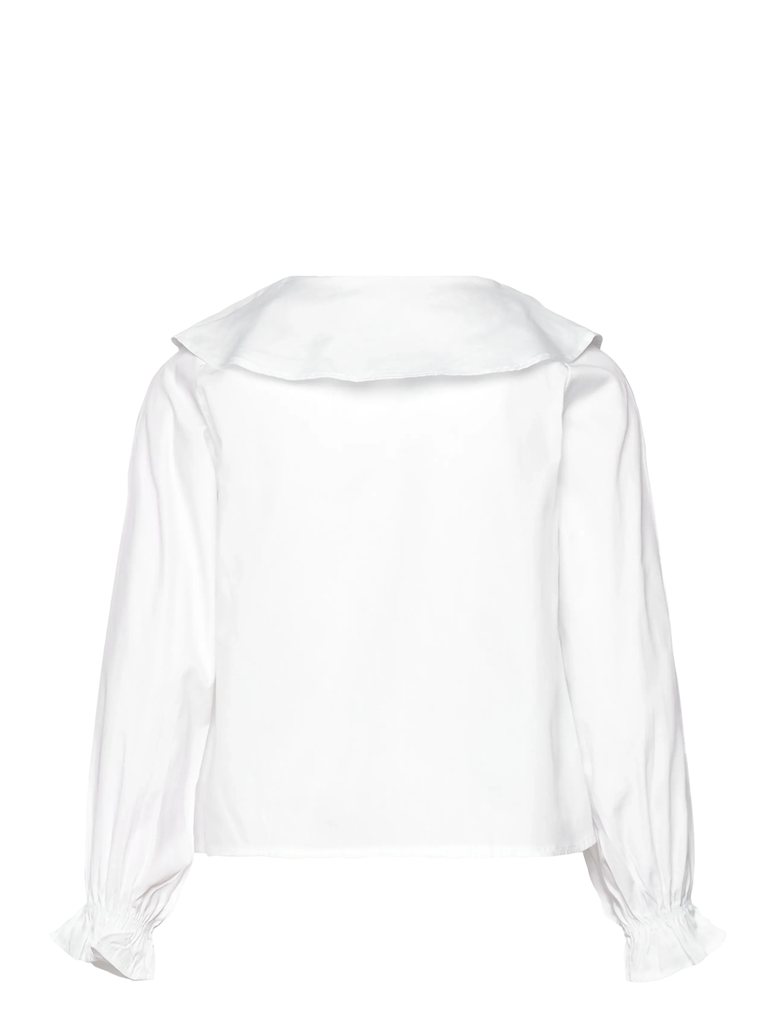 Mango - Shirt with ruffle detail - white - 2