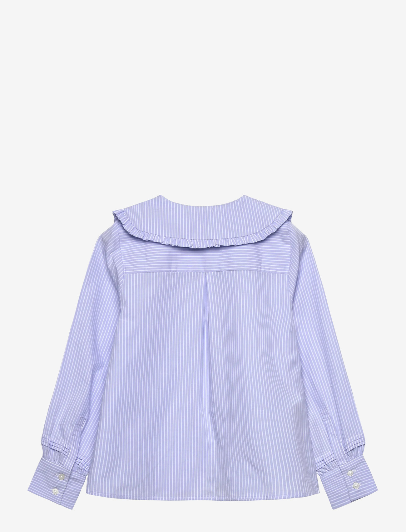 Mango - Double baby-collar shirt - langärmlige hemden - medium blue - 2