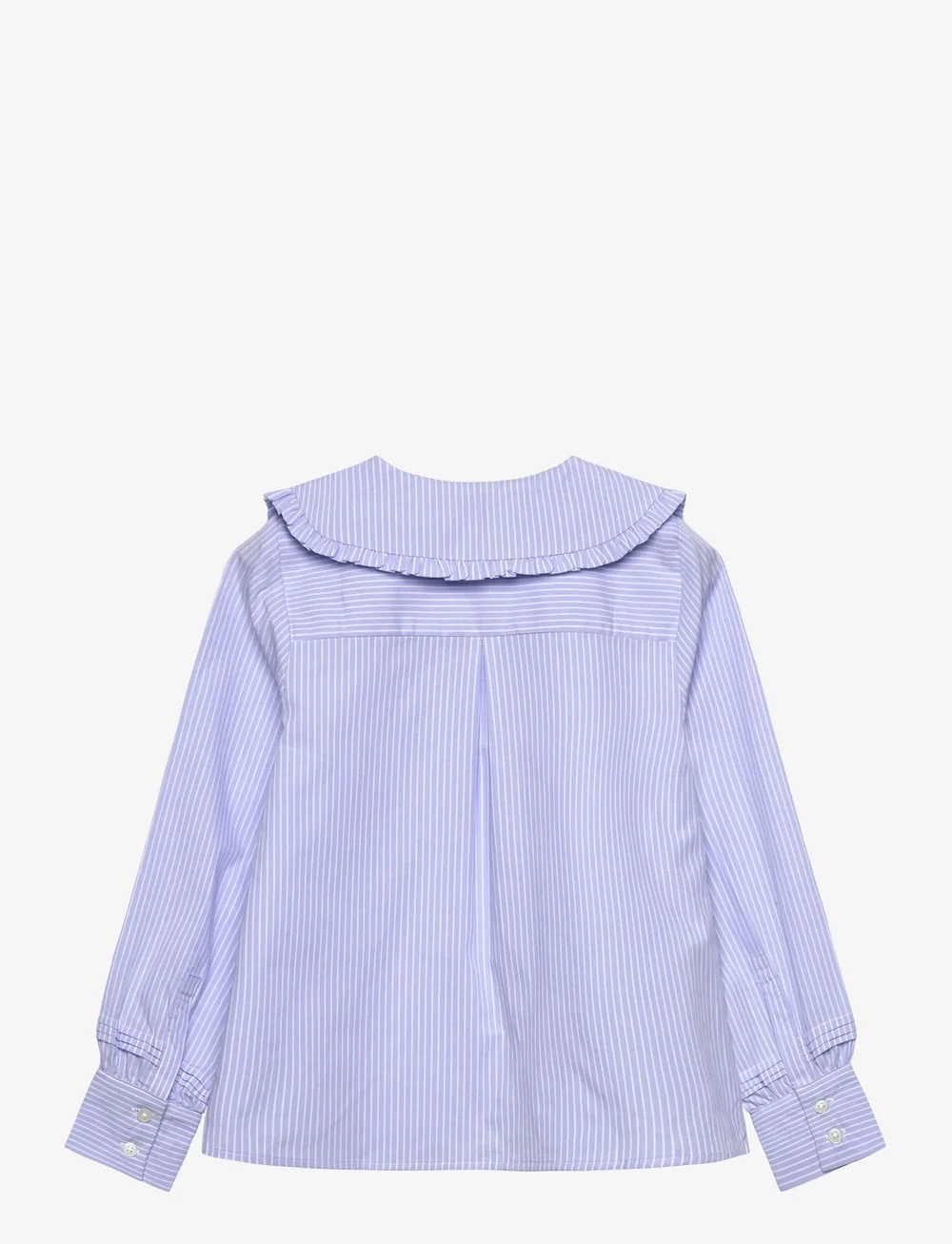 Mango - Double baby-collar shirt - langärmlige hemden - medium blue - 2