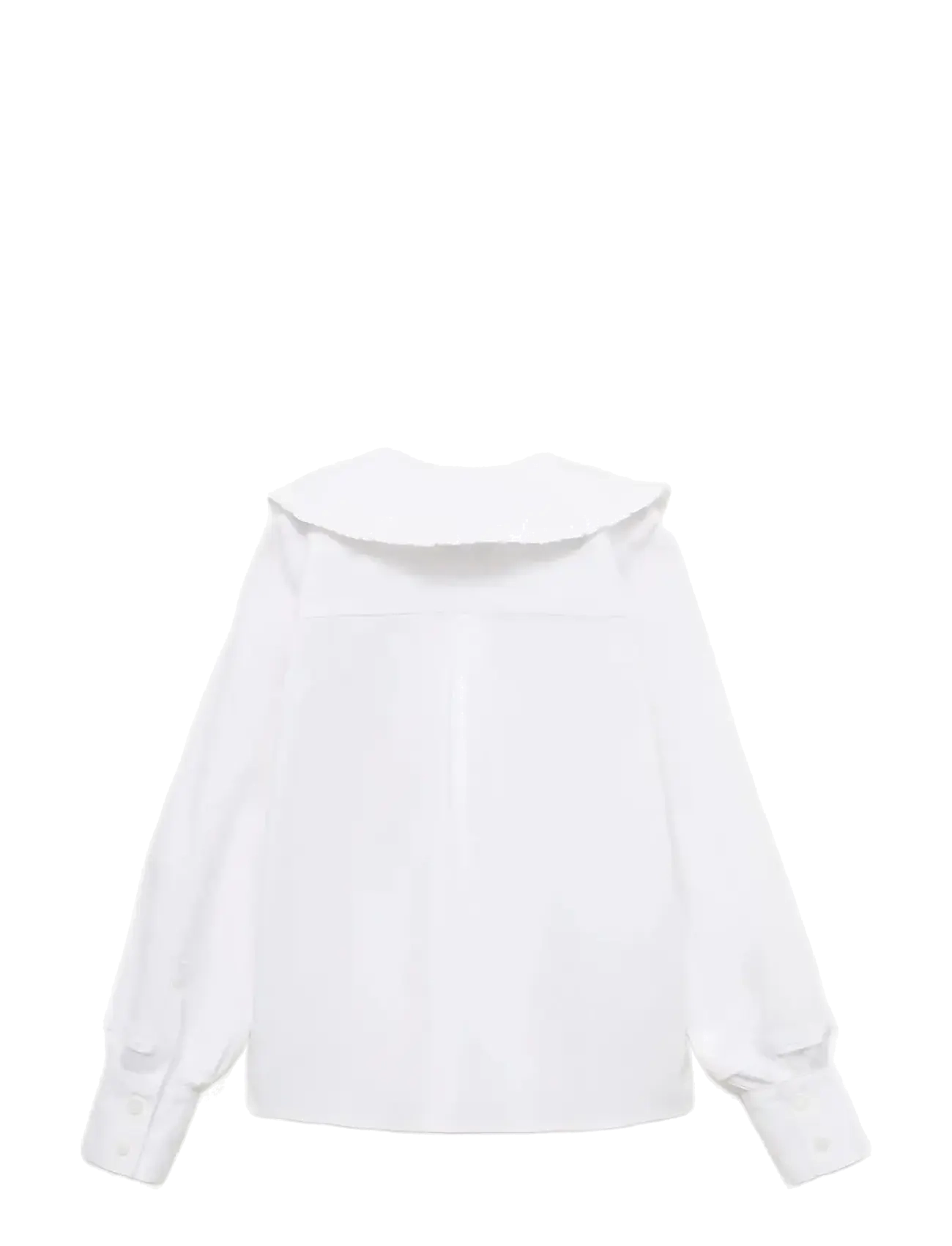 Mango - Double baby-collar shirt - skjorter - white - 1