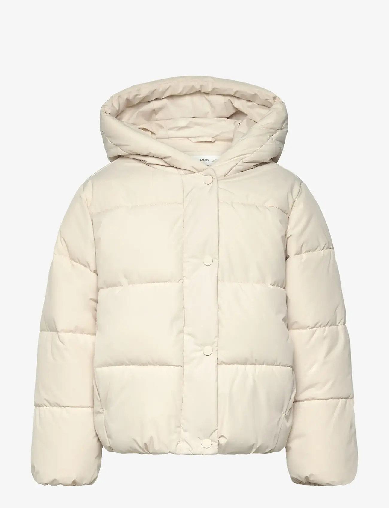 Mango - Hooded liner quilted coat - Üleriided - light beige - 0