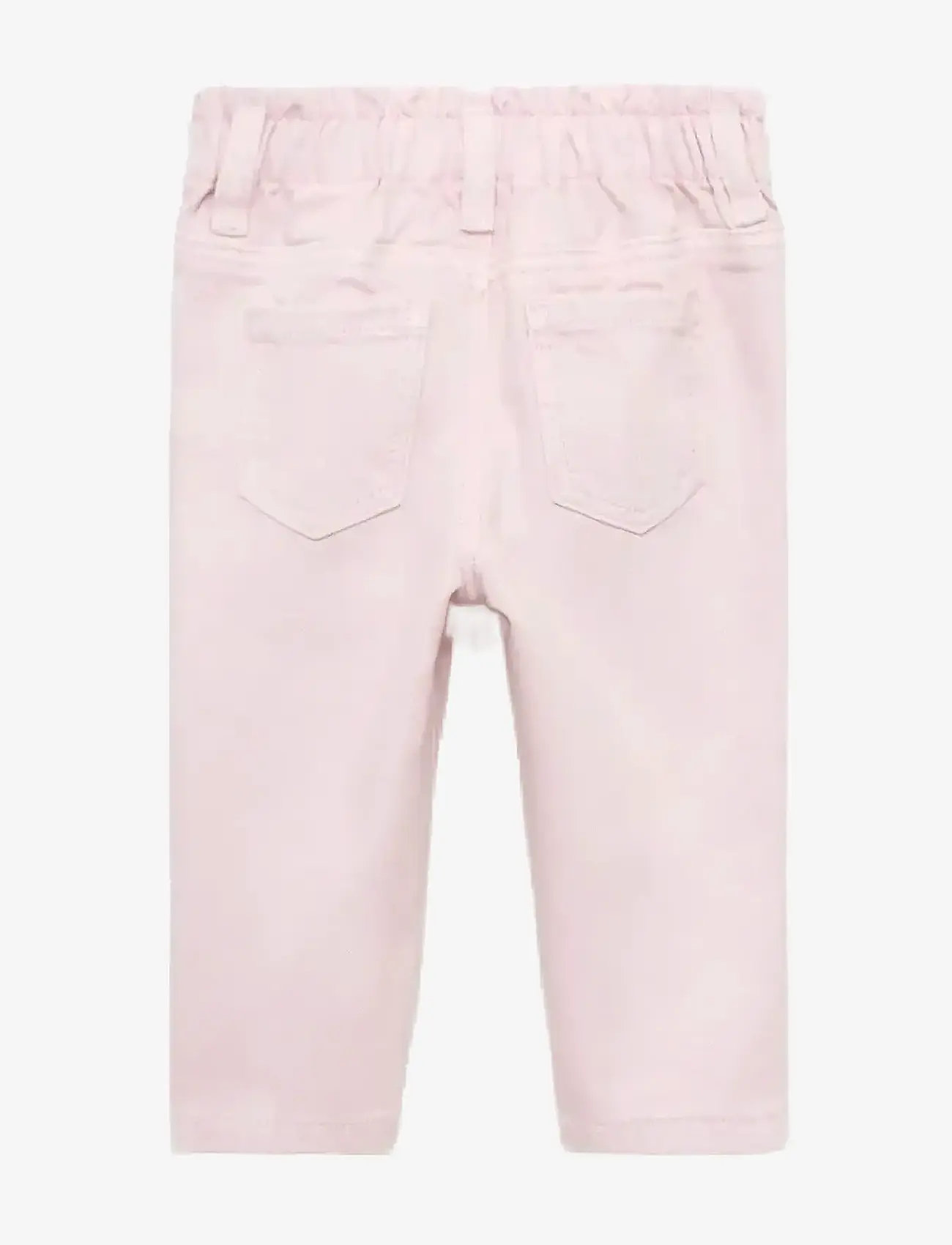 Mango - Paper bag jeans with buttons - regular jeans - pink - 1