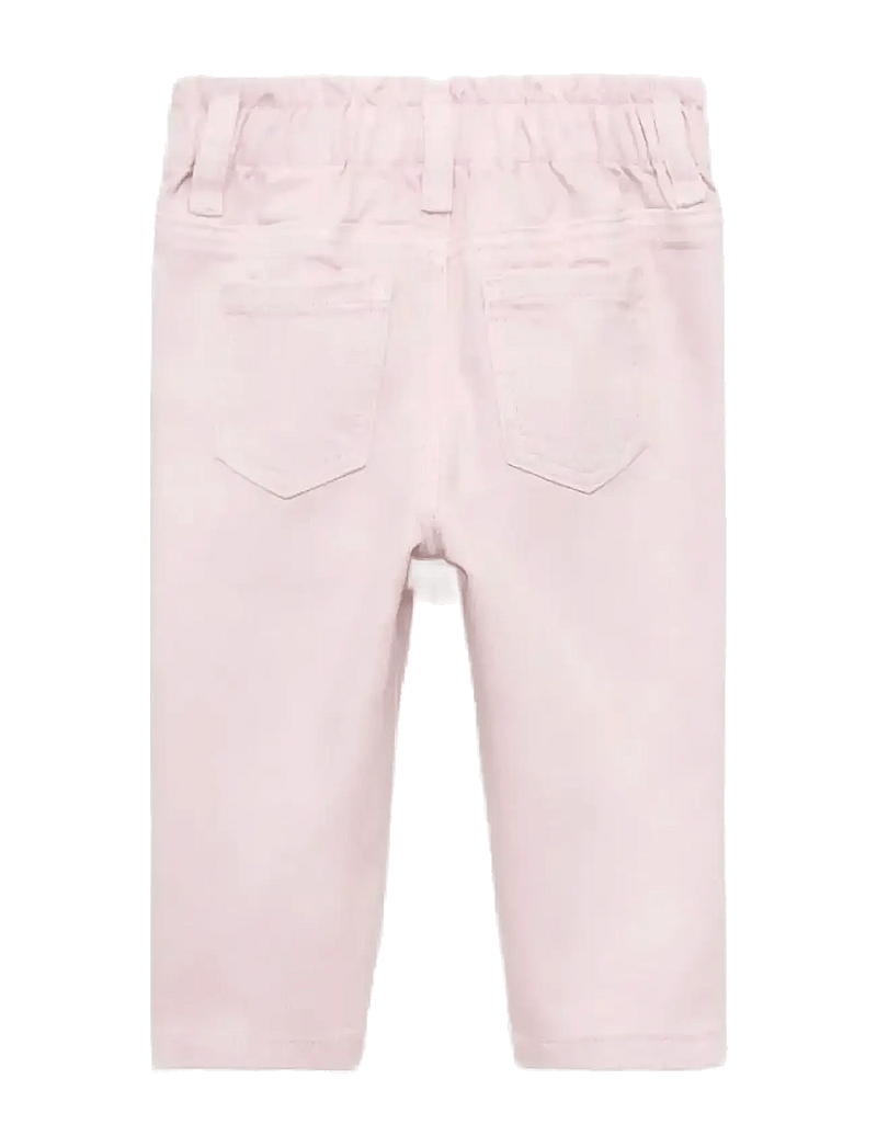 Mango - Paper bag jeans with buttons - regular jeans - pink - 1