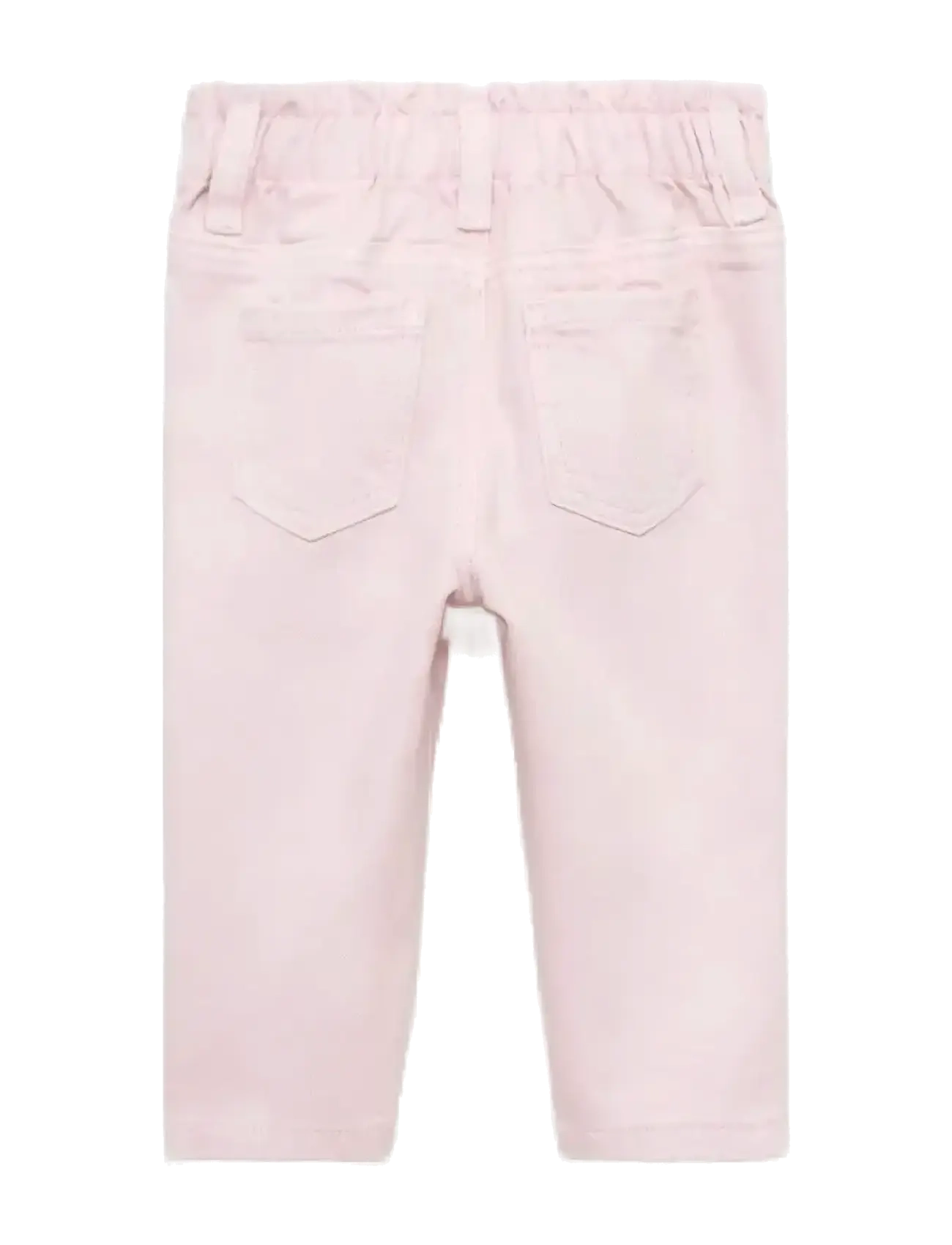 Mango - Paper bag jeans with buttons - jeans - pink - 1