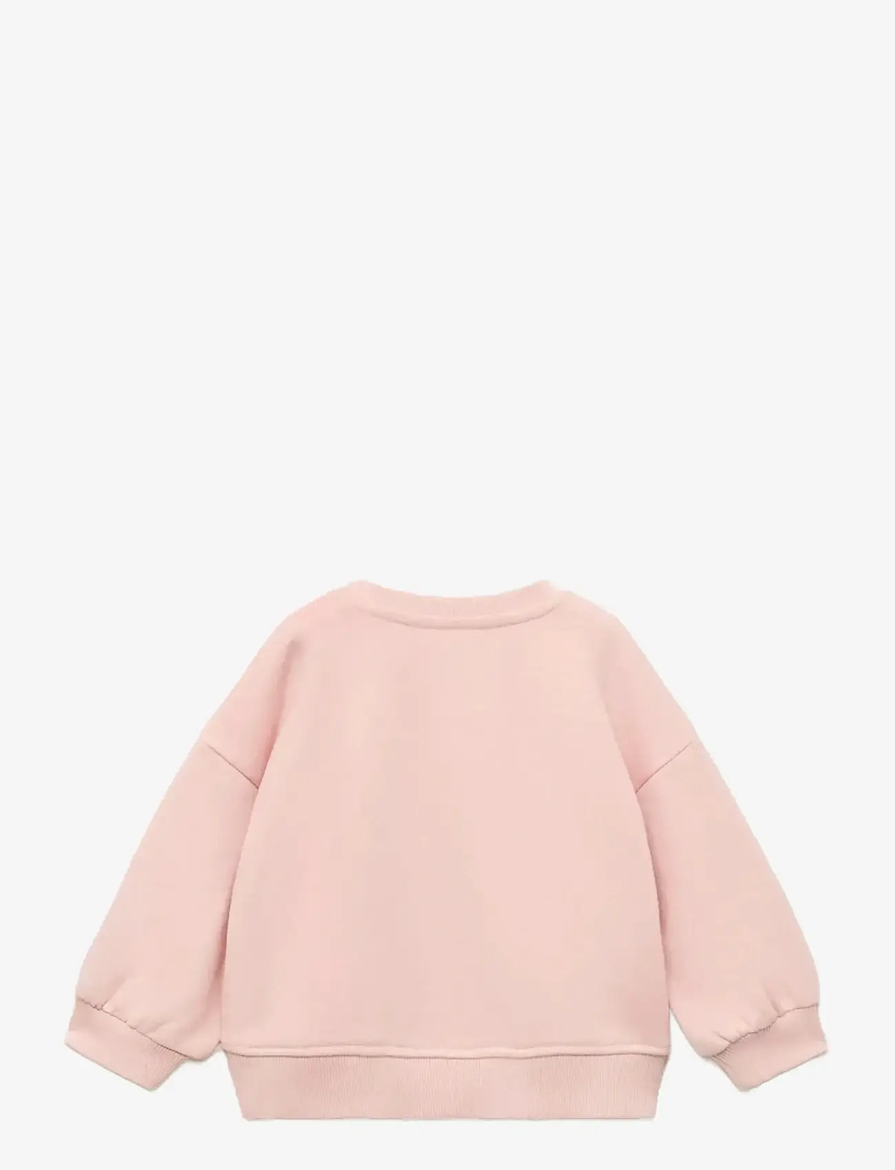 Mango - Sweatshirt with embroidered star - sweatshirts - pink - 1