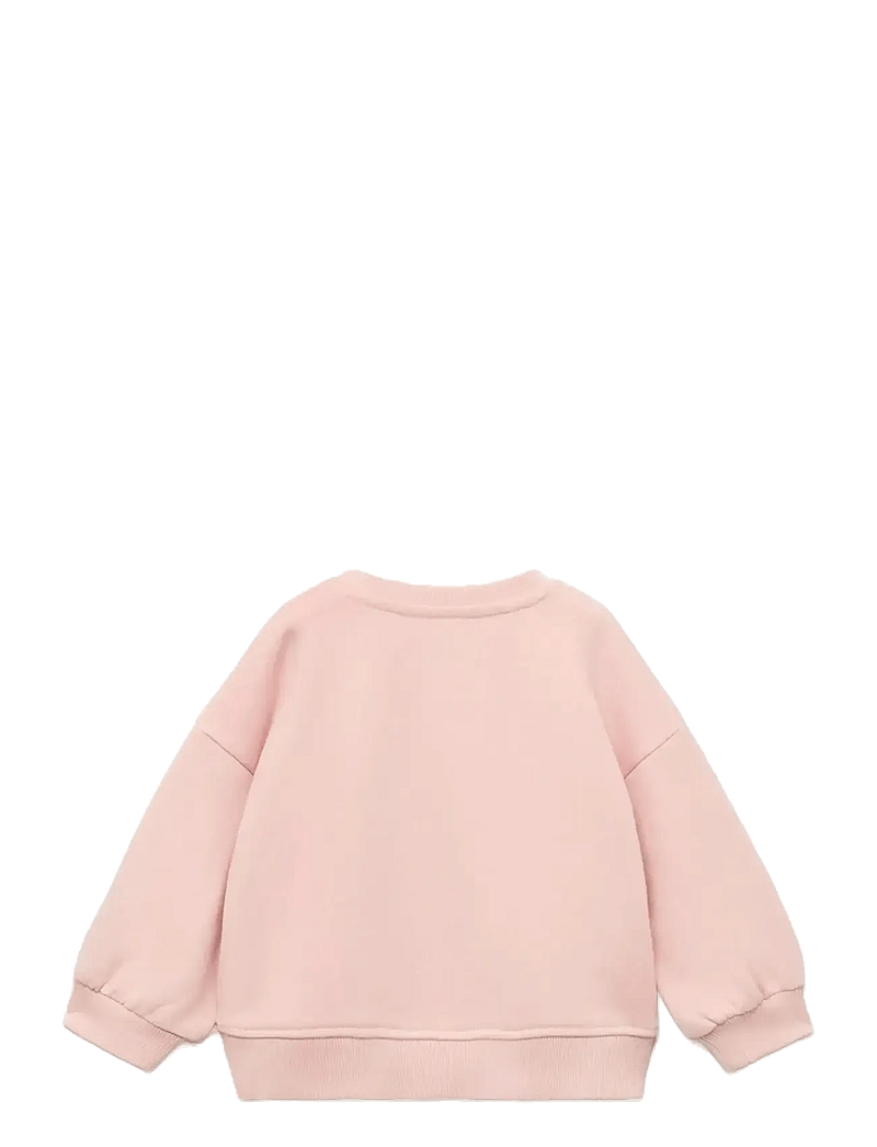 Mango - Sweatshirt with embroidered star - sweatshirts - pink - 1