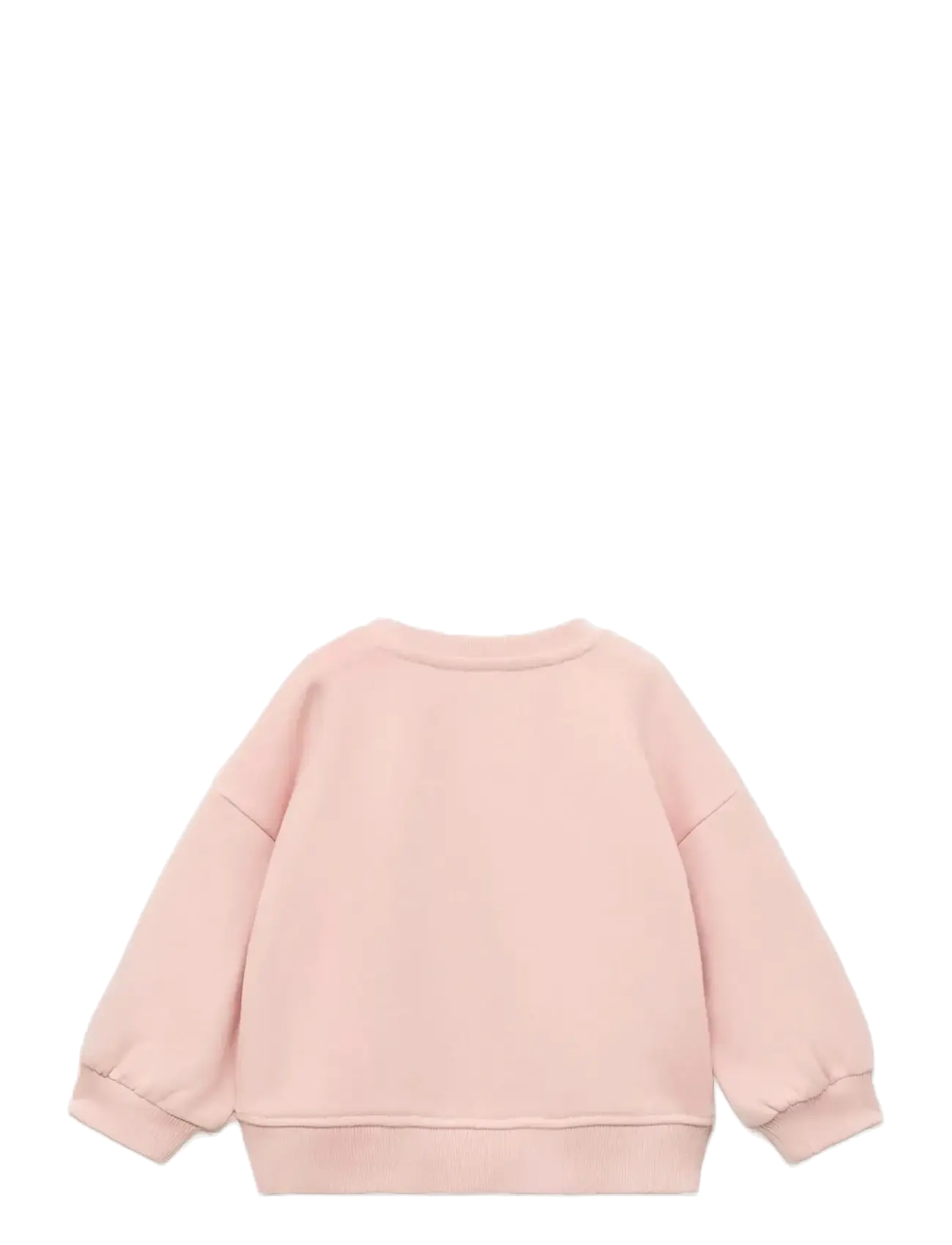 Mango - Sweatshirt with embroidered star - sweatshirts - pink - 1