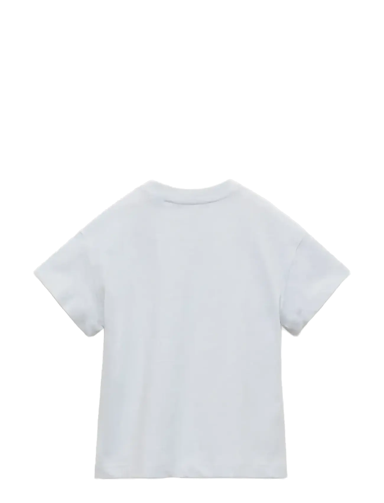 Mango - Embossed detail printed t-shirt - kortärmade t-shirts - lt-pastel blue - 1