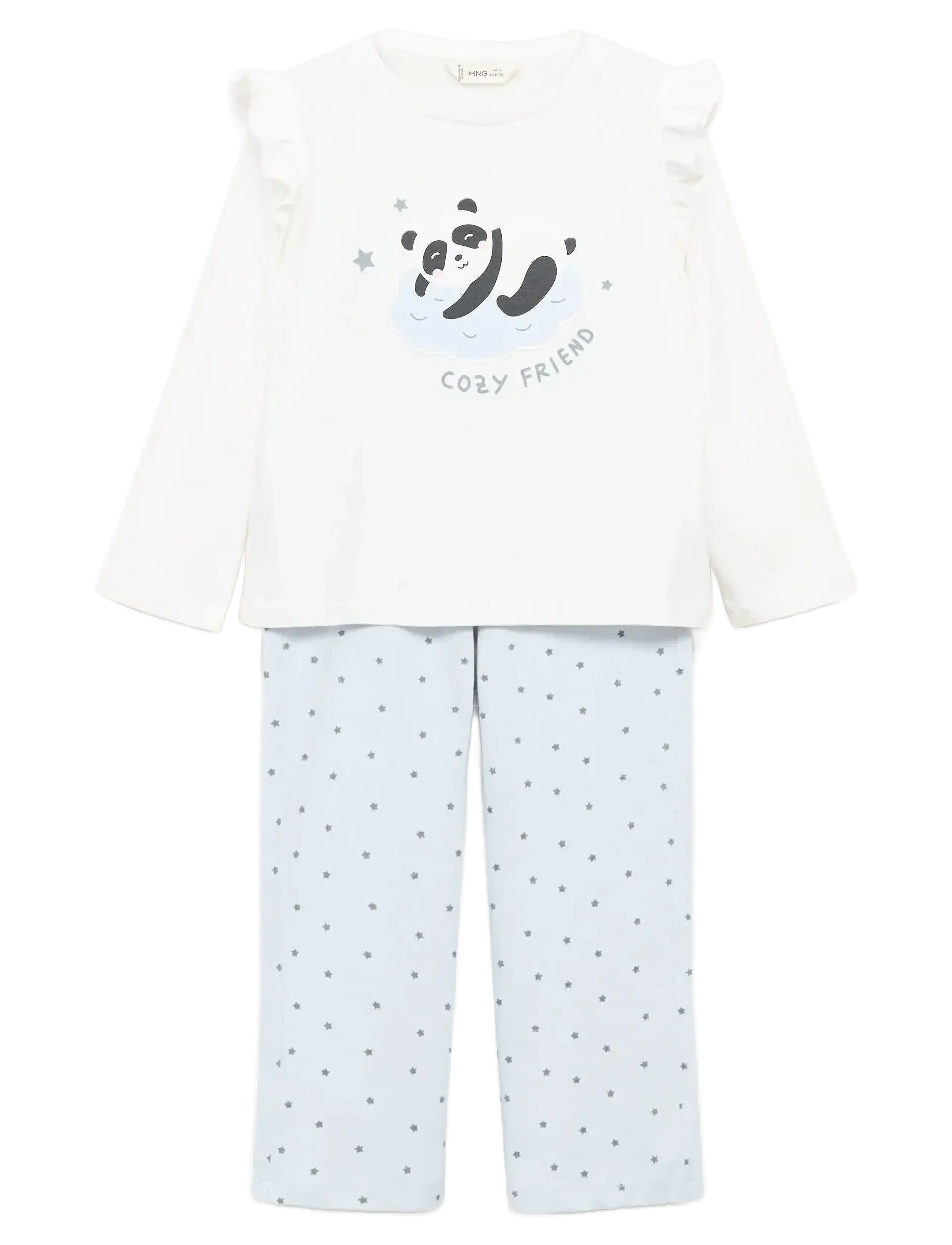 MANGO Printed Long Pyjamas Blau - 5-6 - Kinder