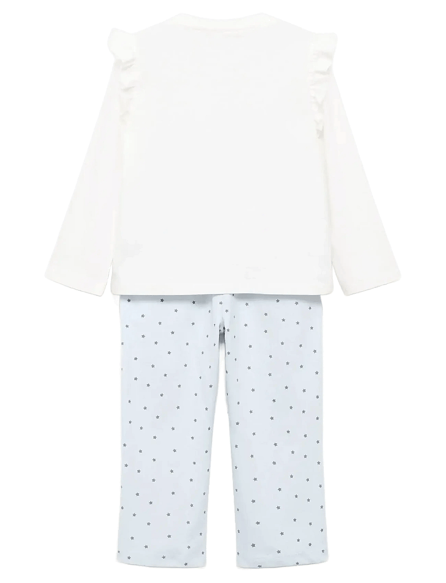 Mango - Printed long pyjamas - pyjamasset - natural white - 1