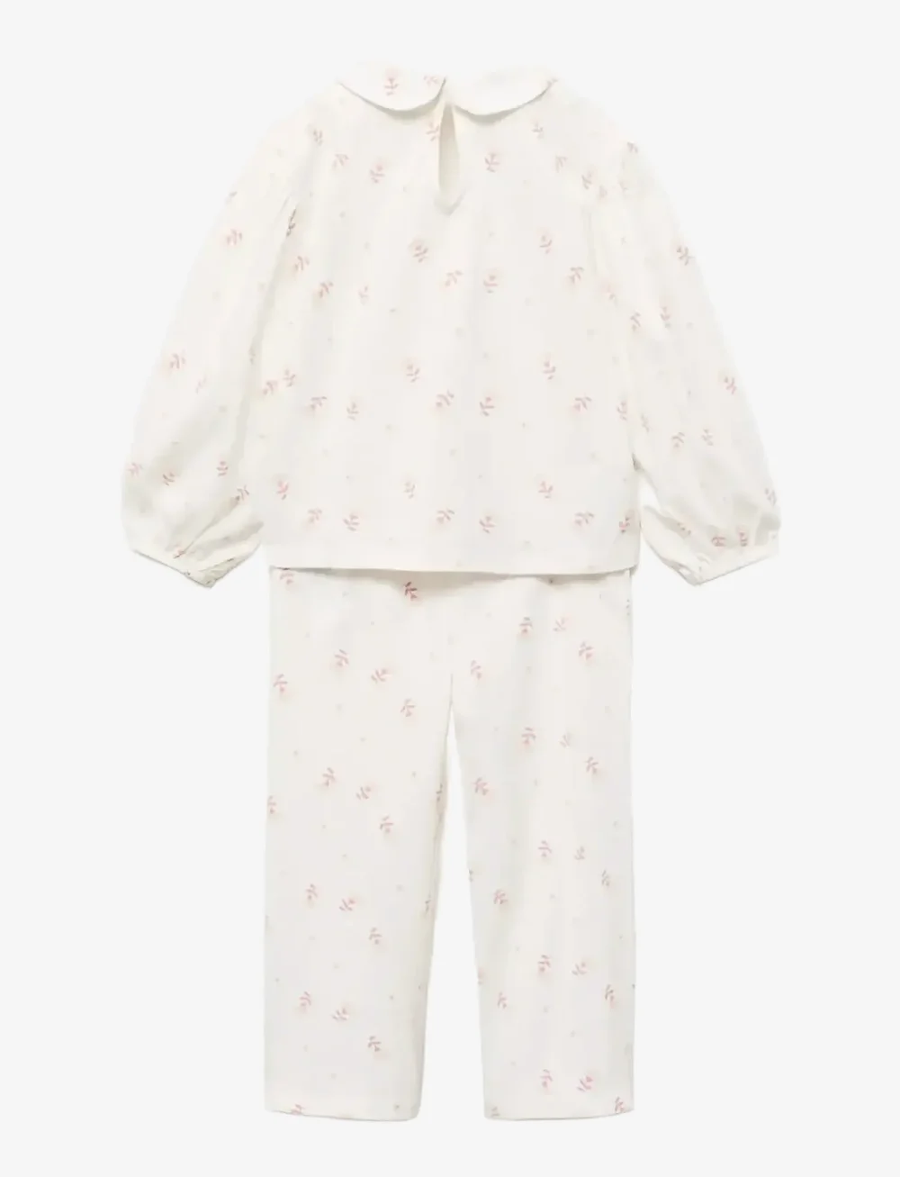 Mango - Baby-collar printed pyjamas - pyjamasset - natural white - 1
