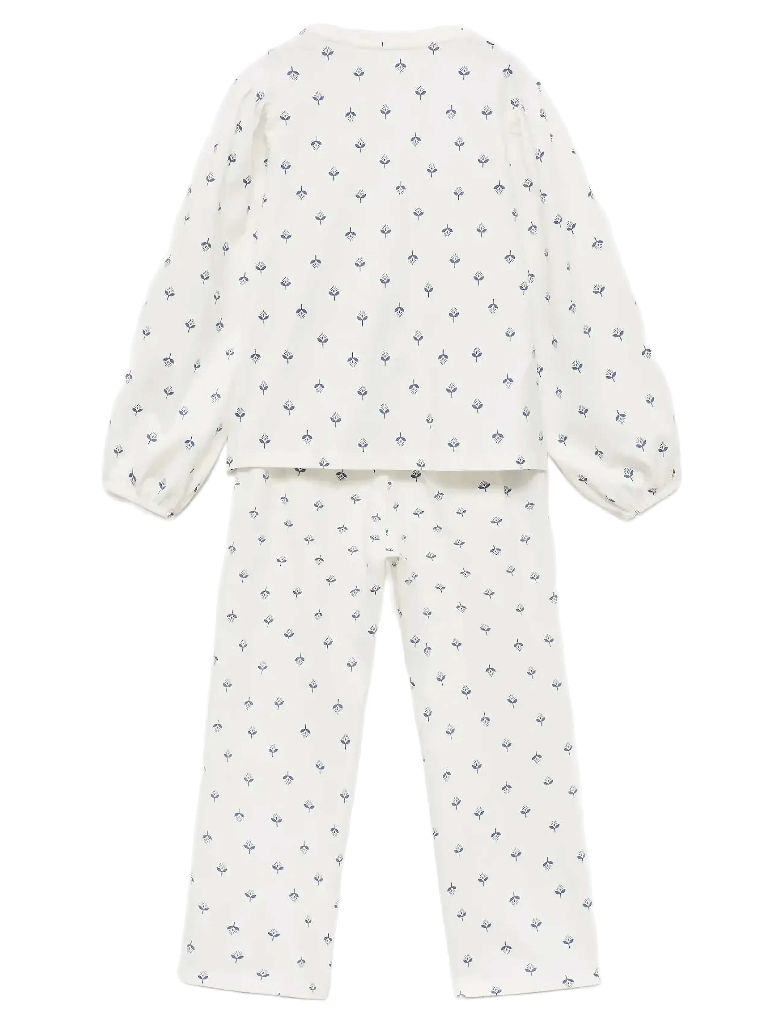 Mango - Printed cotton pyjamas - lägsta priserna - natural white - 1