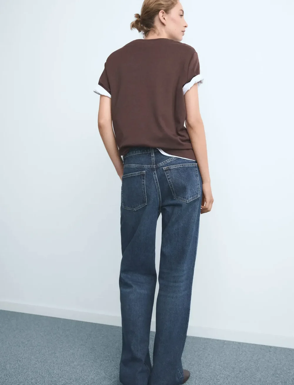 Mango - Miami medium-rise straight-fit jeans - straight jeans - open blue - 2