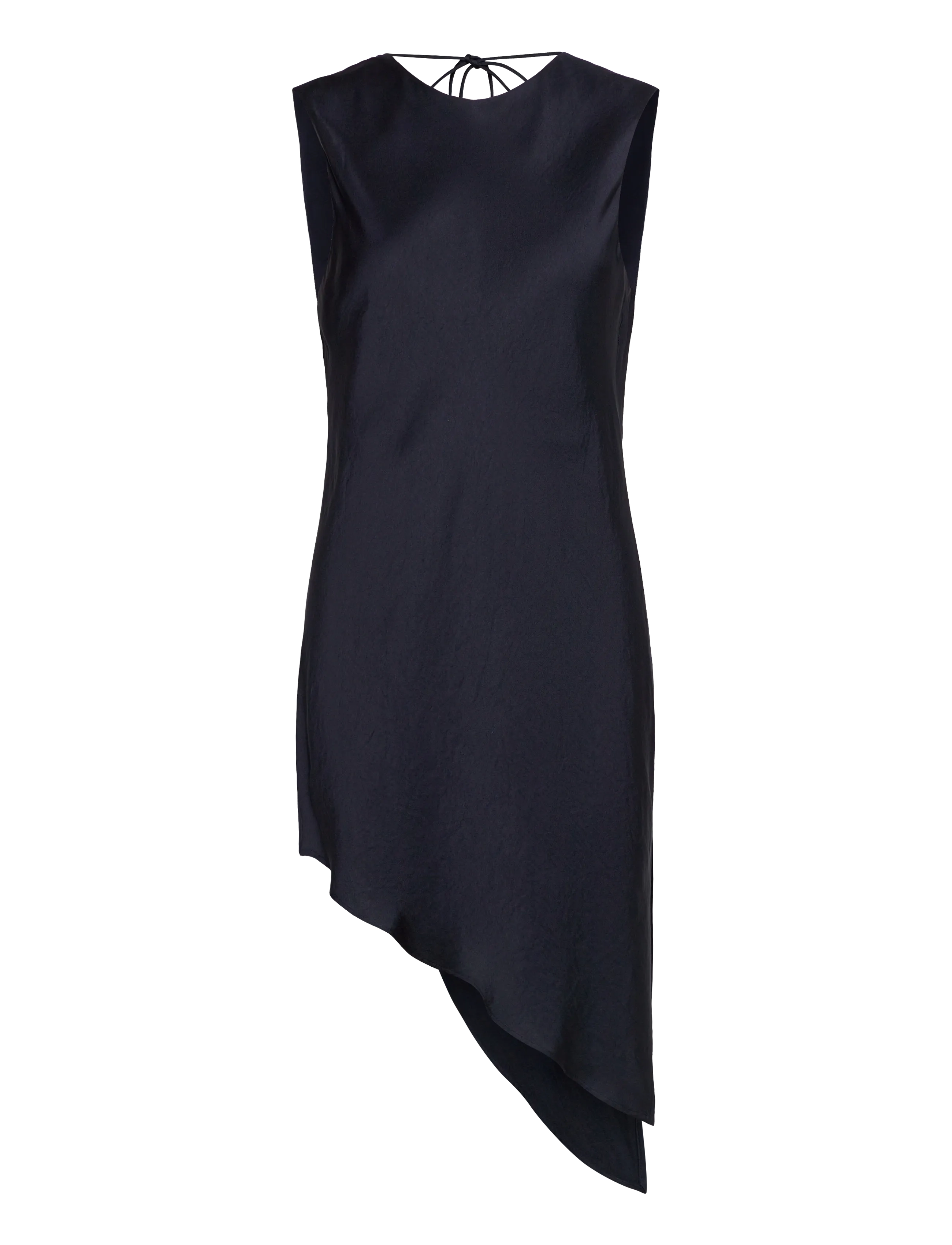 MANGO Asymmetrical Satin Oberteil Navy - M - Damen