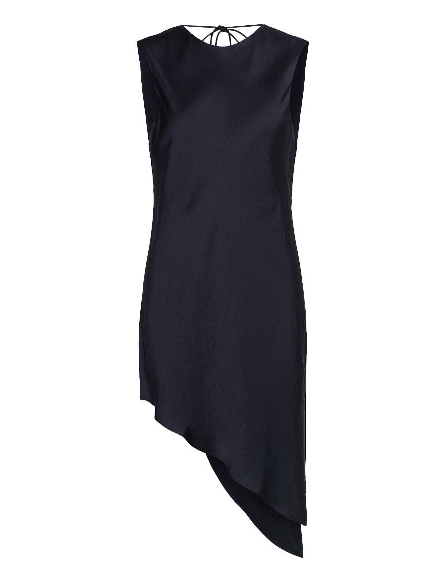 Mango - Asymmetrical satin top - Ärmellose blusen - navy - 1