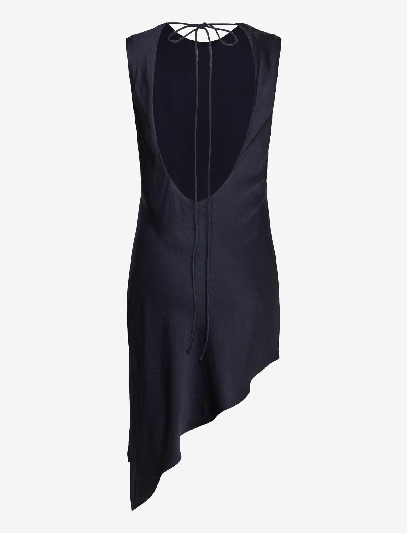 Mango - Asymmetrical satin top - Ärmlösa blusar - navy - 2