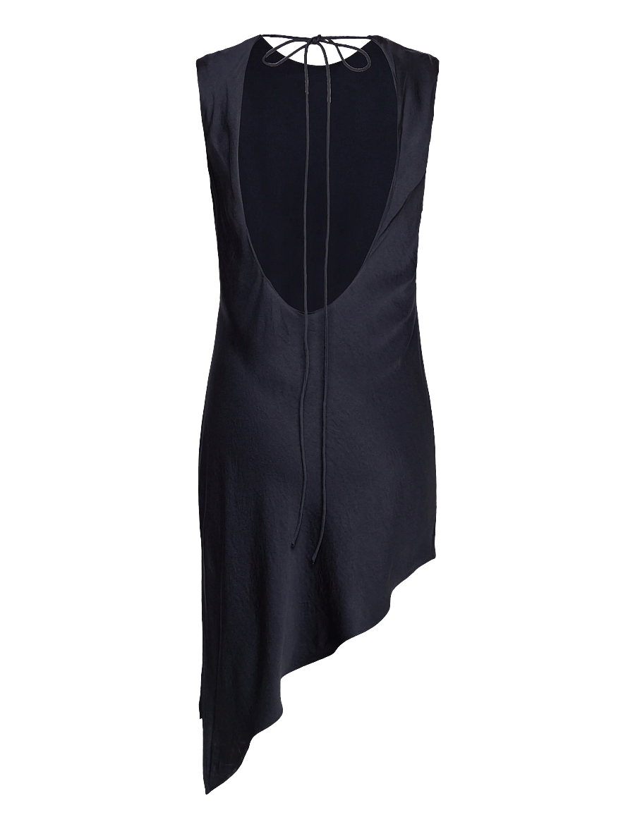 Mango - Asymmetrical satin top - Ärmellose blusen - navy - 2