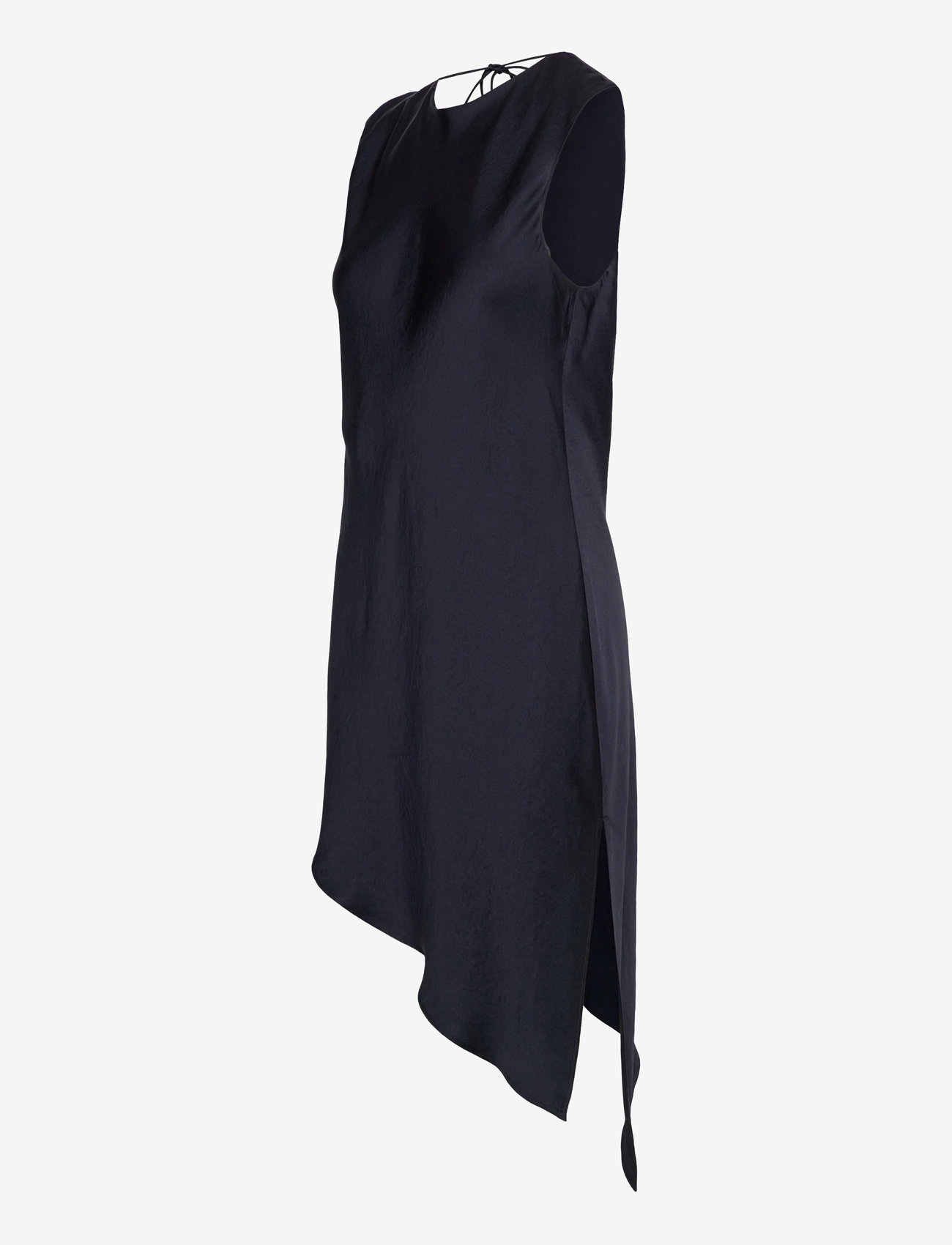Mango - Asymmetrical satin top - Ärmlösa blusar - navy - 3