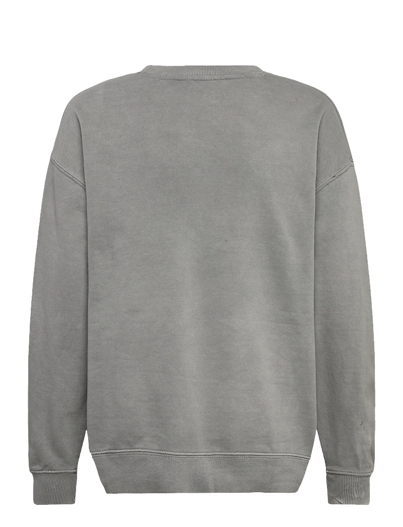 Mango - Printed cotton sweatshirt - sweatshirts - grey - 1