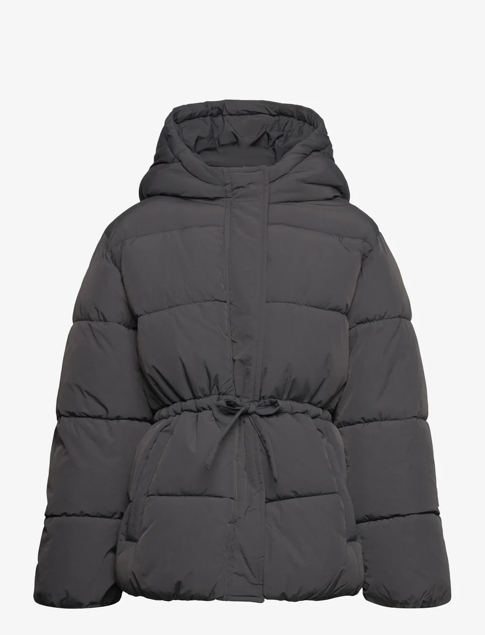 Mango - Hooded anorak with drawstring - winterjacke - charcoal - 0