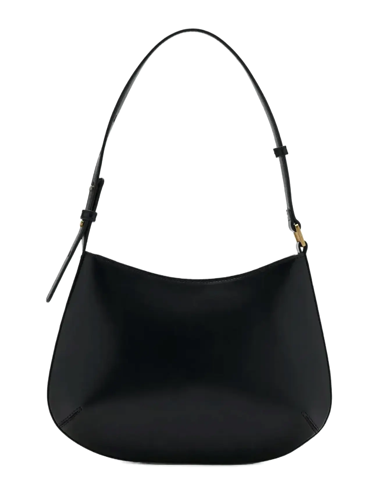 Mango Oval shoulder bag - Väskor - BLACK / black