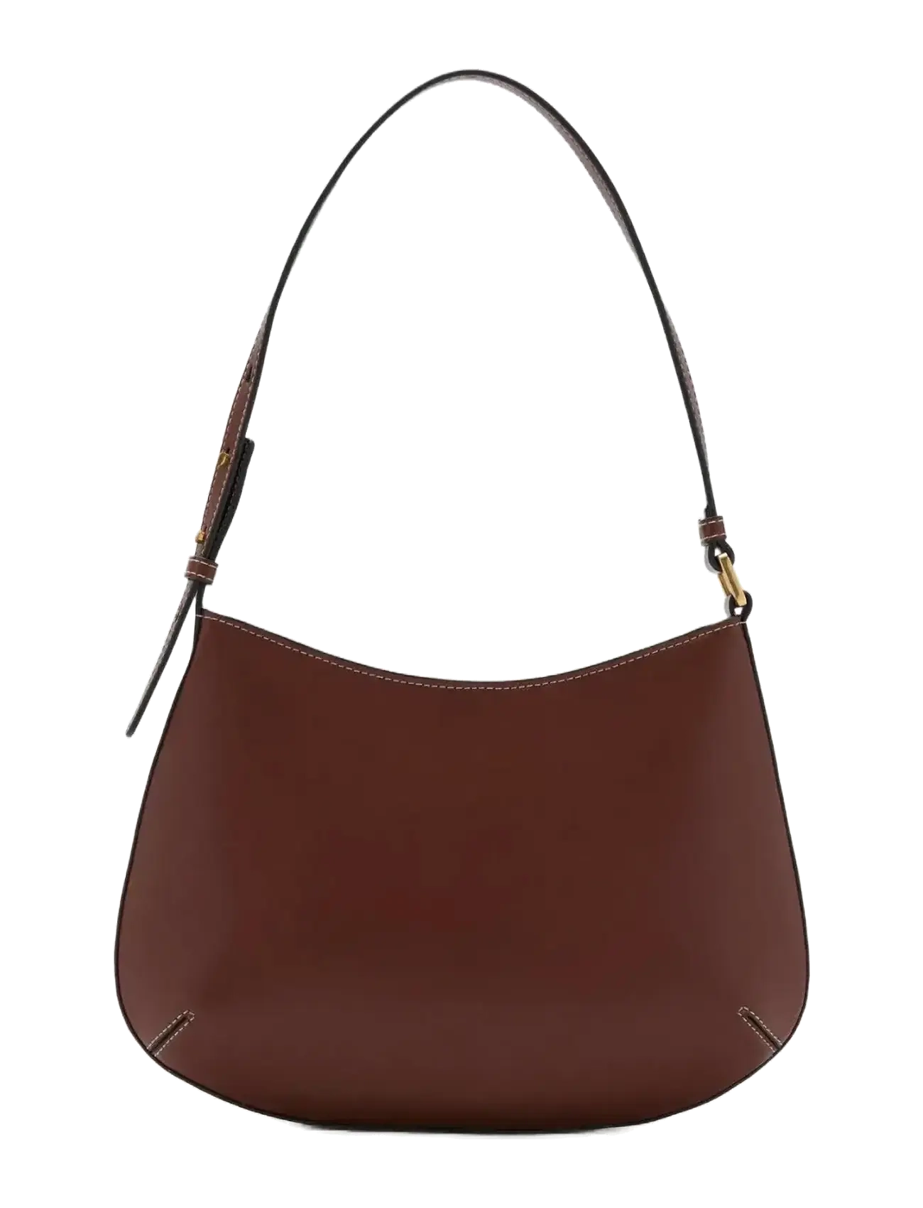 Mango Oval shoulder bag - Henkeltaschen - MEDIUM BROWN / brown
