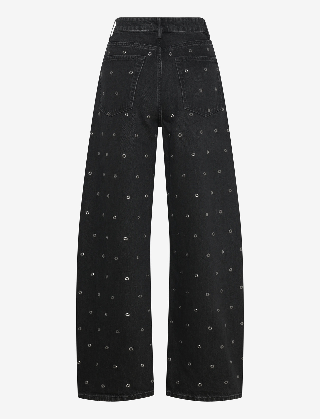 Mango - Barrel jeans with eyelets - women - open grey - 1