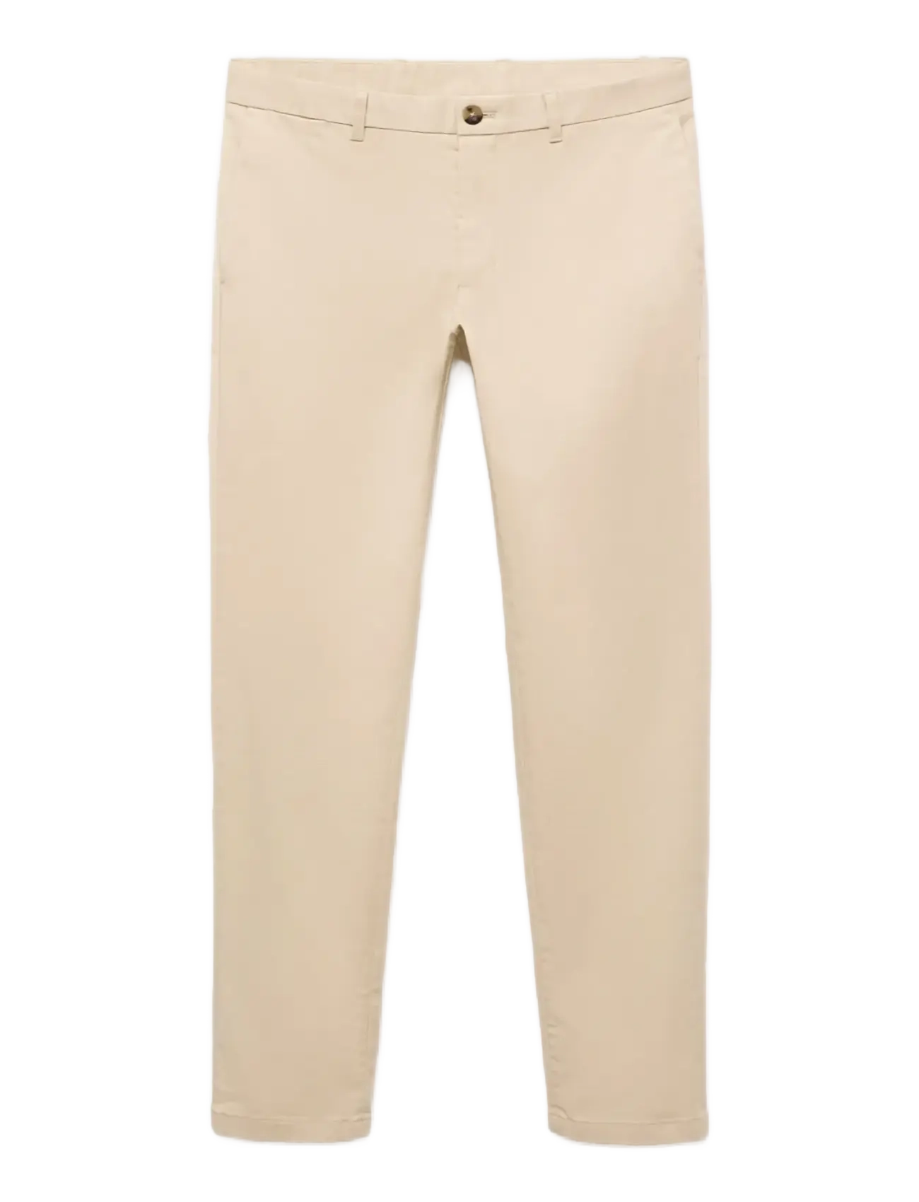 Barna slim-fit twill chino trousers - LIGHT BEIGE