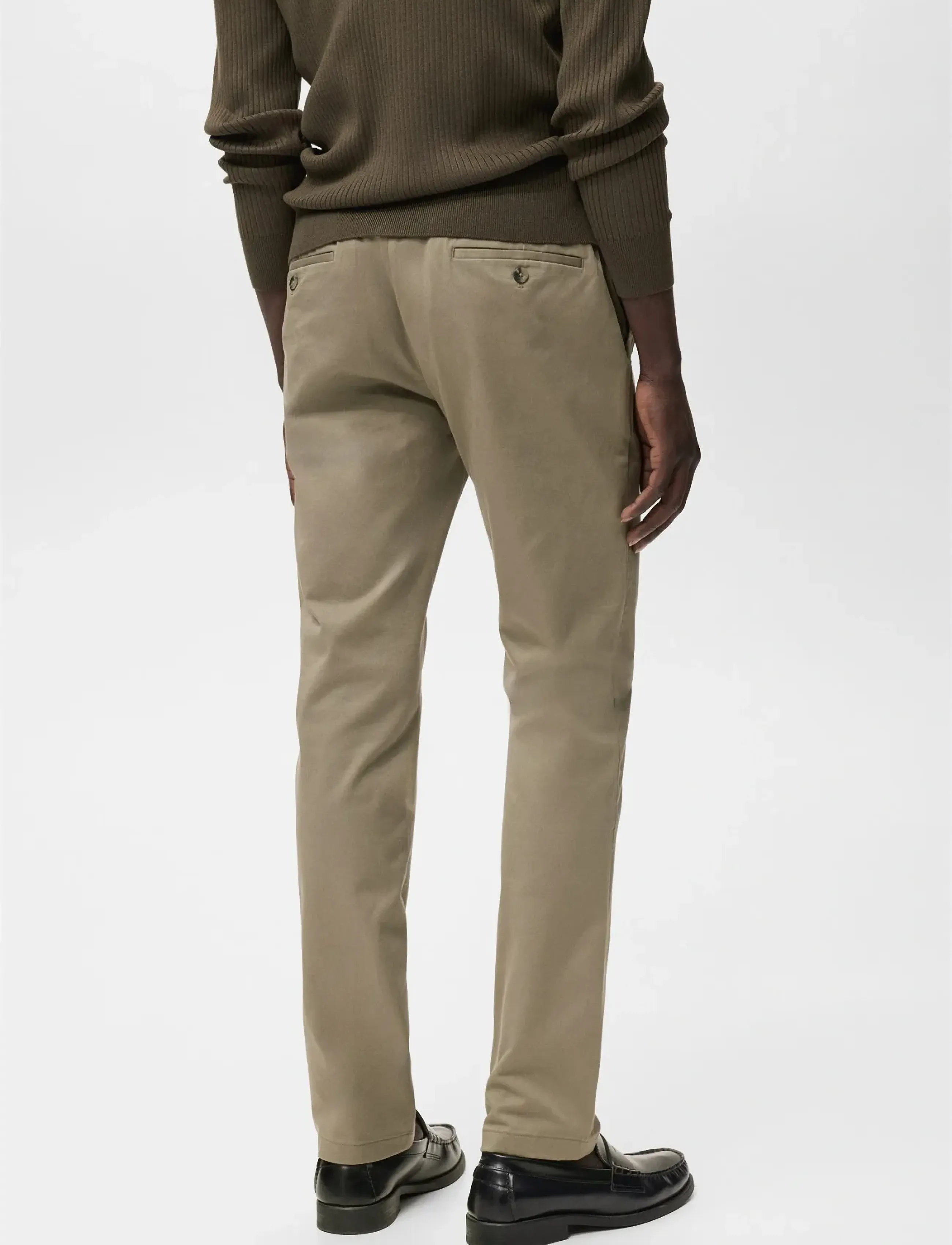 Mango - Barna slim-fit twill chino trousers - chinos - medium grey - 2