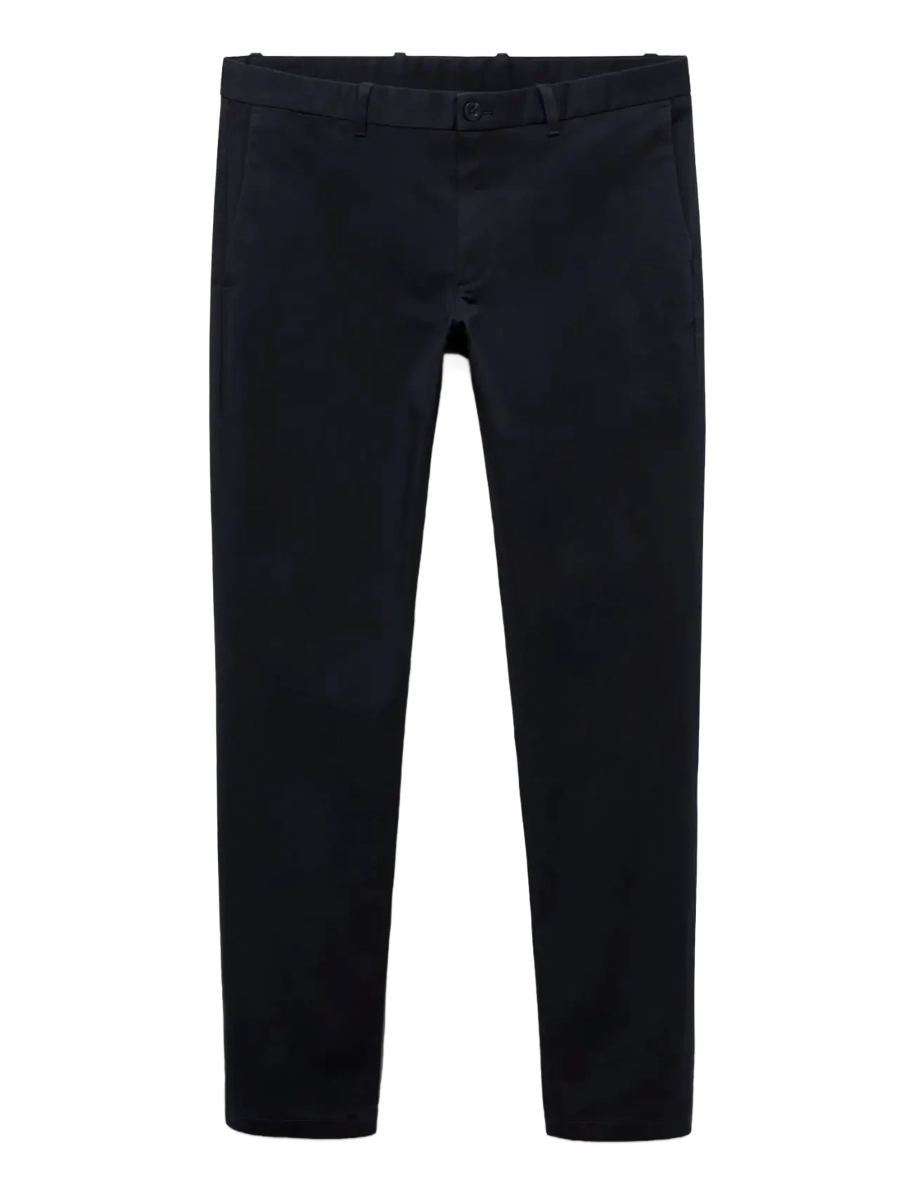 Barna slim-fit twill chino trousers - NAVY