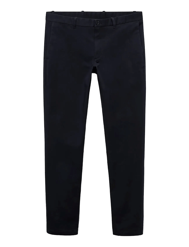 Mango - Barna slim-fit twill chino trousers - chinos - navy - 1