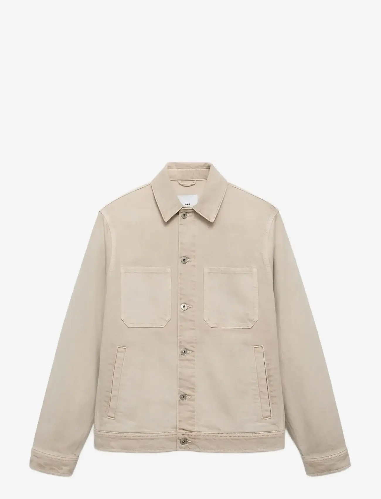 Mango - Denim jacket pockets - frühlingsjacken - lt pastel brown - 1