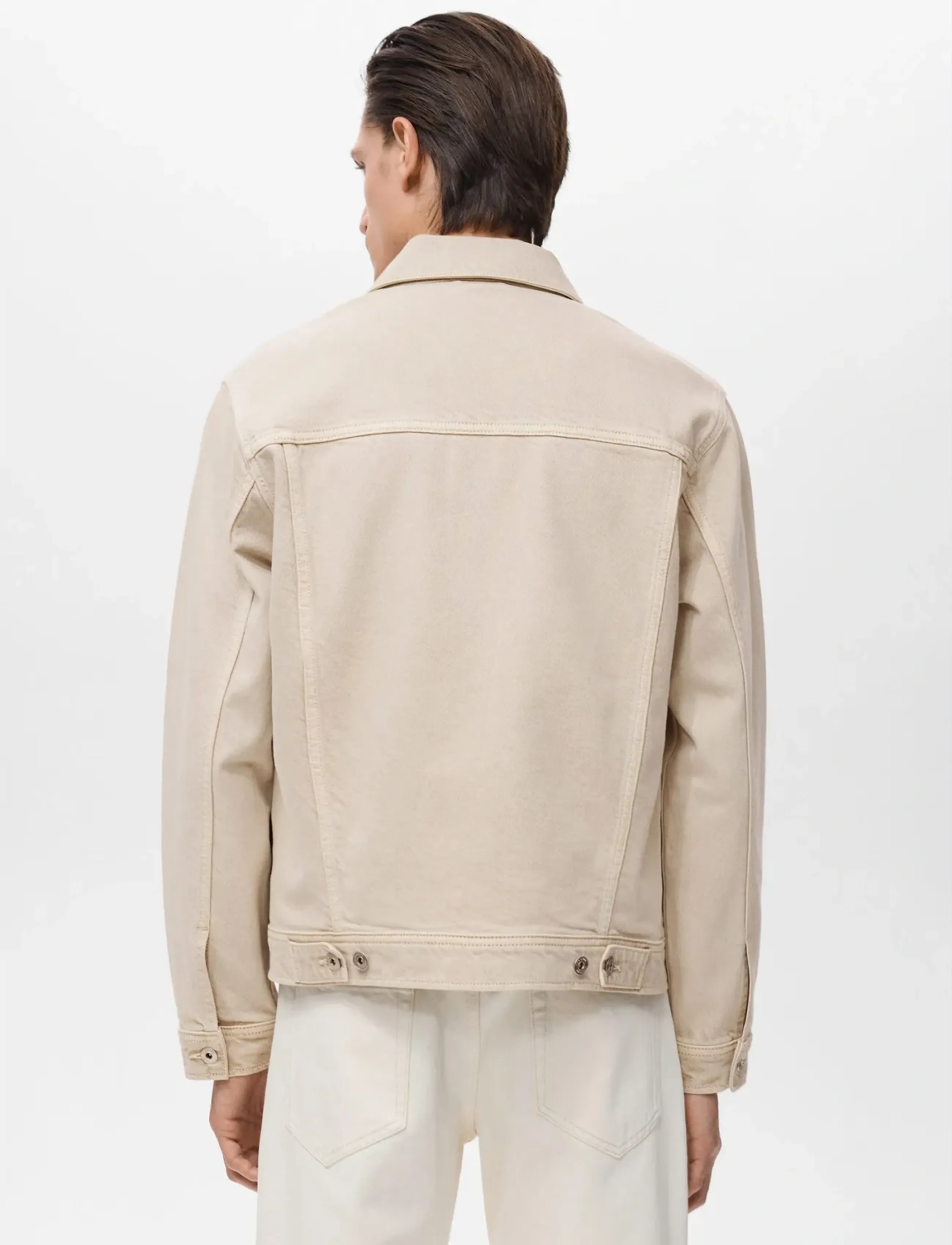 Mango - Denim jacket pockets - spring jackets - lt pastel brown - 3