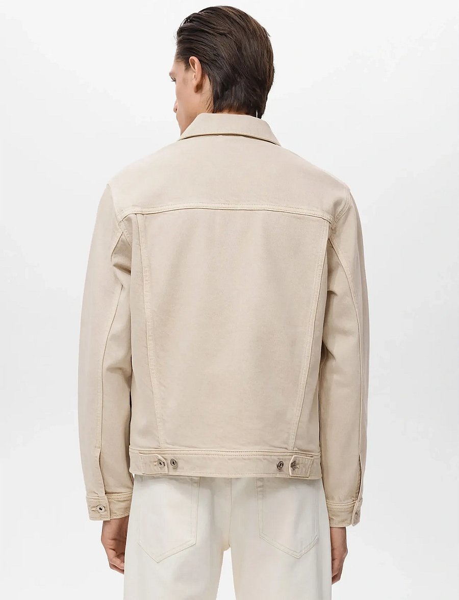Mango - Denim jacket pockets - frühlingsjacken - lt pastel brown - 3