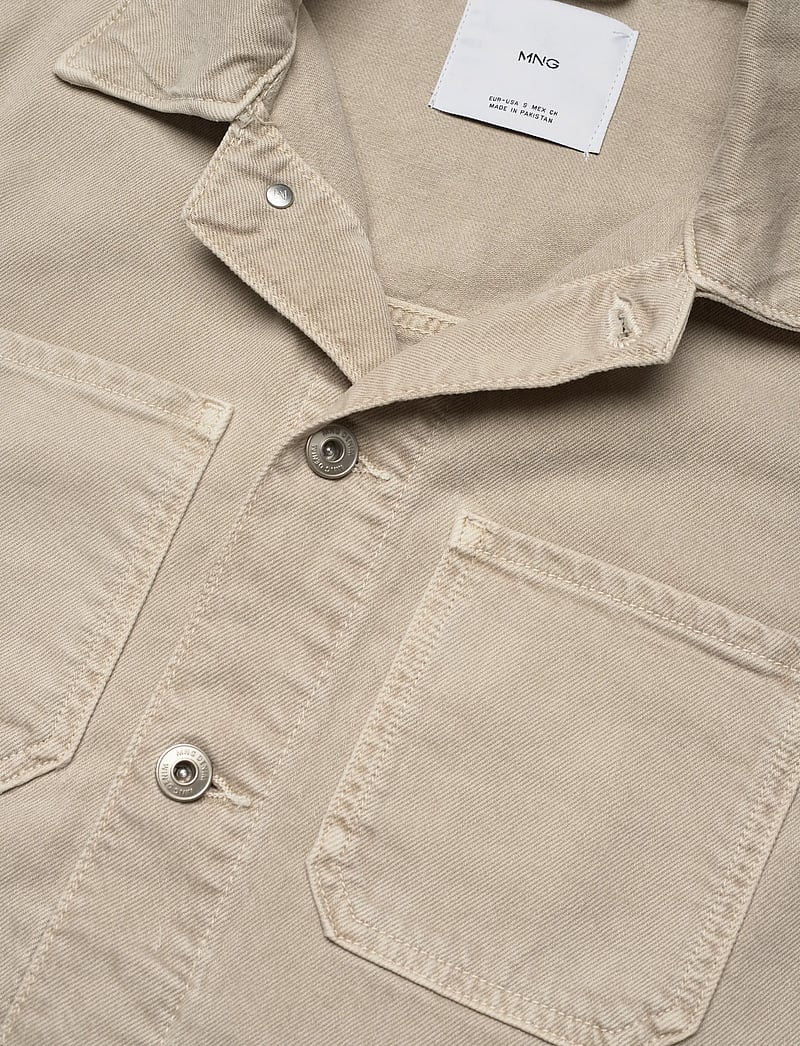 Mango - Denim jacket pockets - frühlingsjacken - lt pastel brown - 4
