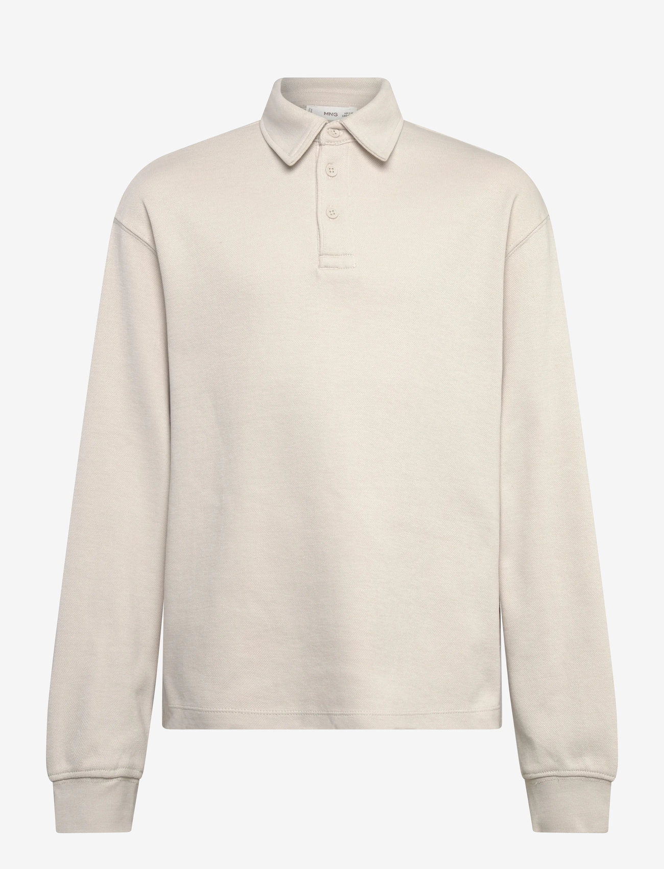 Mango - Polo-neck sweatshirt - polosärgid - natural white - 0
