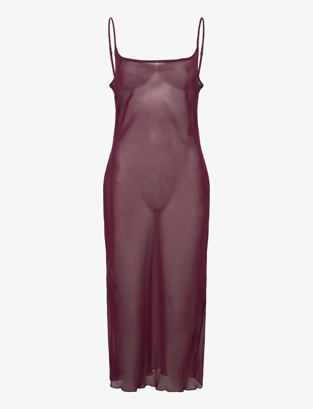 Mango - Floral jacquard dress with bell sleeves - partykleider - dark red - 3