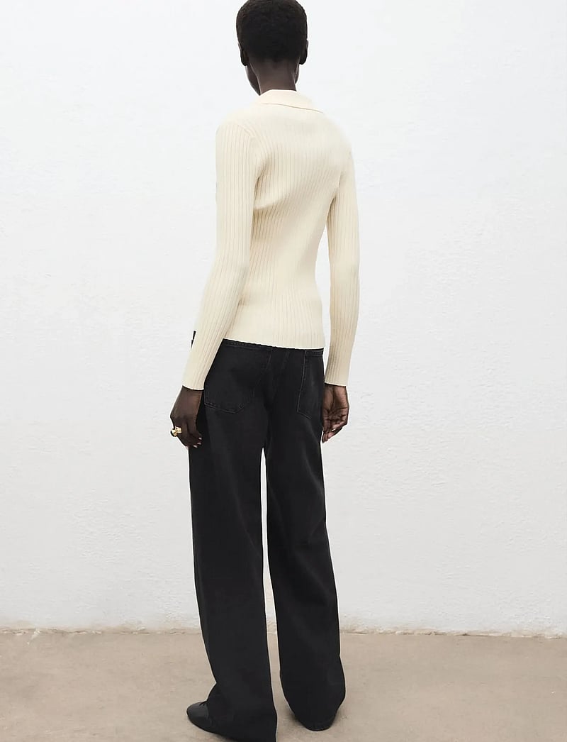 Mango - Mid-rise barrel jeans - barrel jeans - open grey - 2