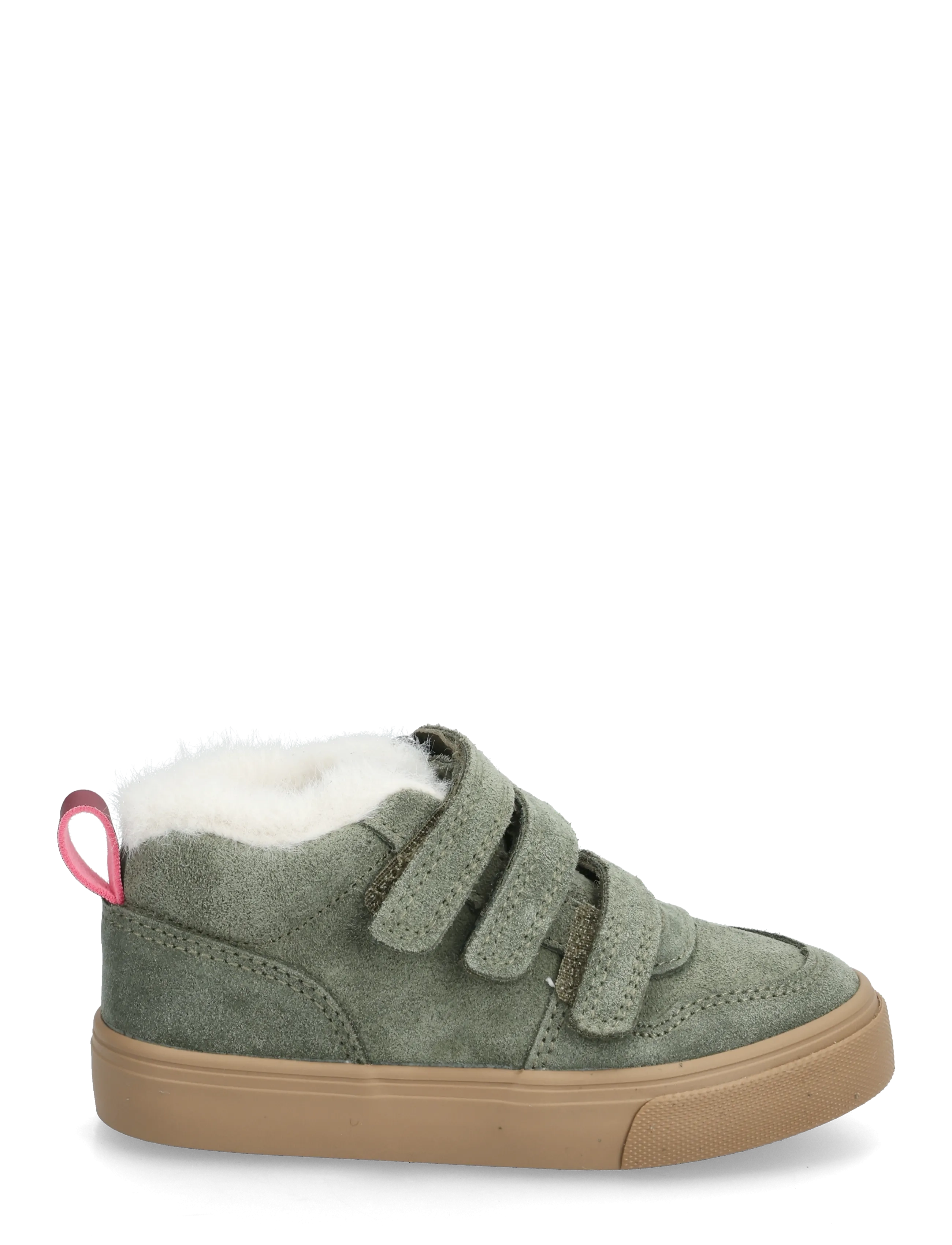 Mango - Leather trainers with fleece - herbstschuhe - beige - khaki - 1