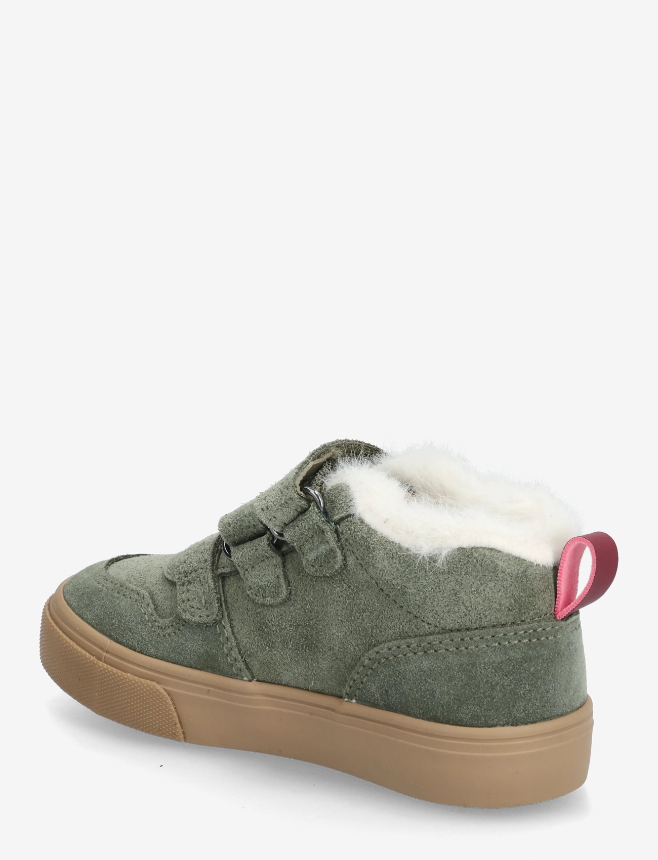 Mango - Leather trainers with fleece - efterårssko - beige - khaki - 2