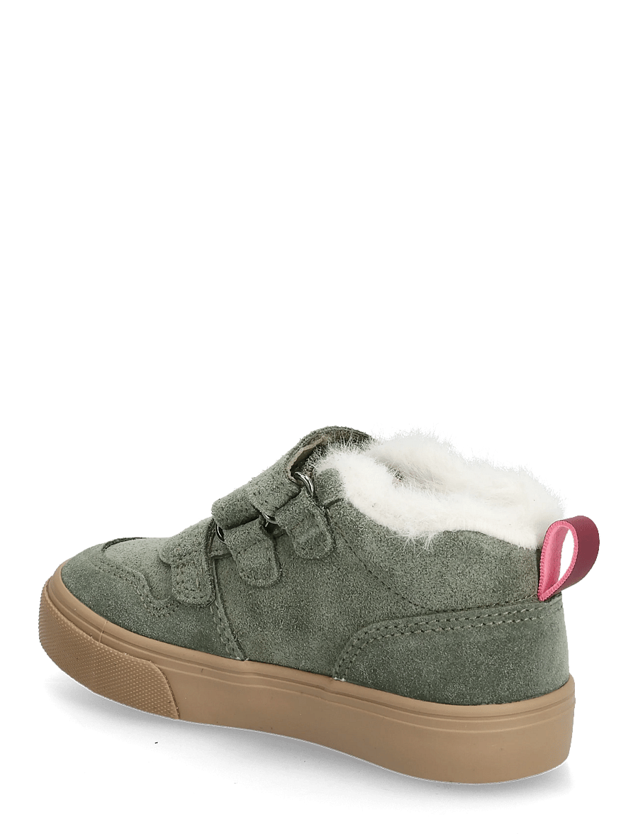 Mango - Leather trainers with fleece - vinterstövlar - beige - khaki - 2